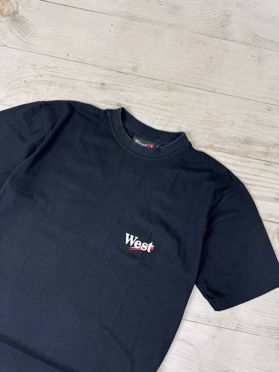 Vintage Vintage West Cigarettes T Shirt Tee Big Logo Marlboro 90s Size US L / EU 52-54 / 3 - 3 Thumbnail