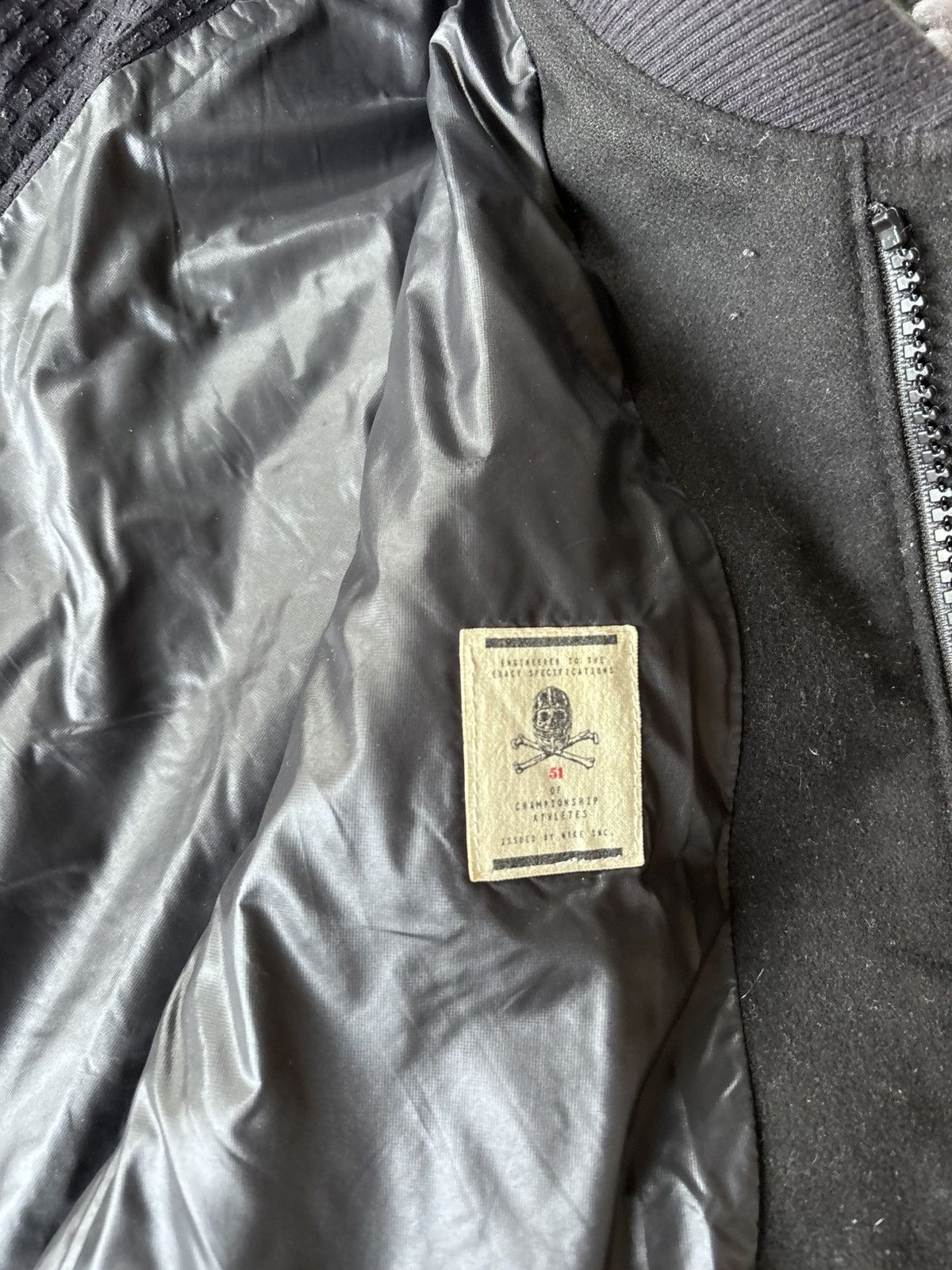 Nike Rare Nike Black Leather Jacket Size US XXL / EU 58 / 5 - 7 Thumbnail