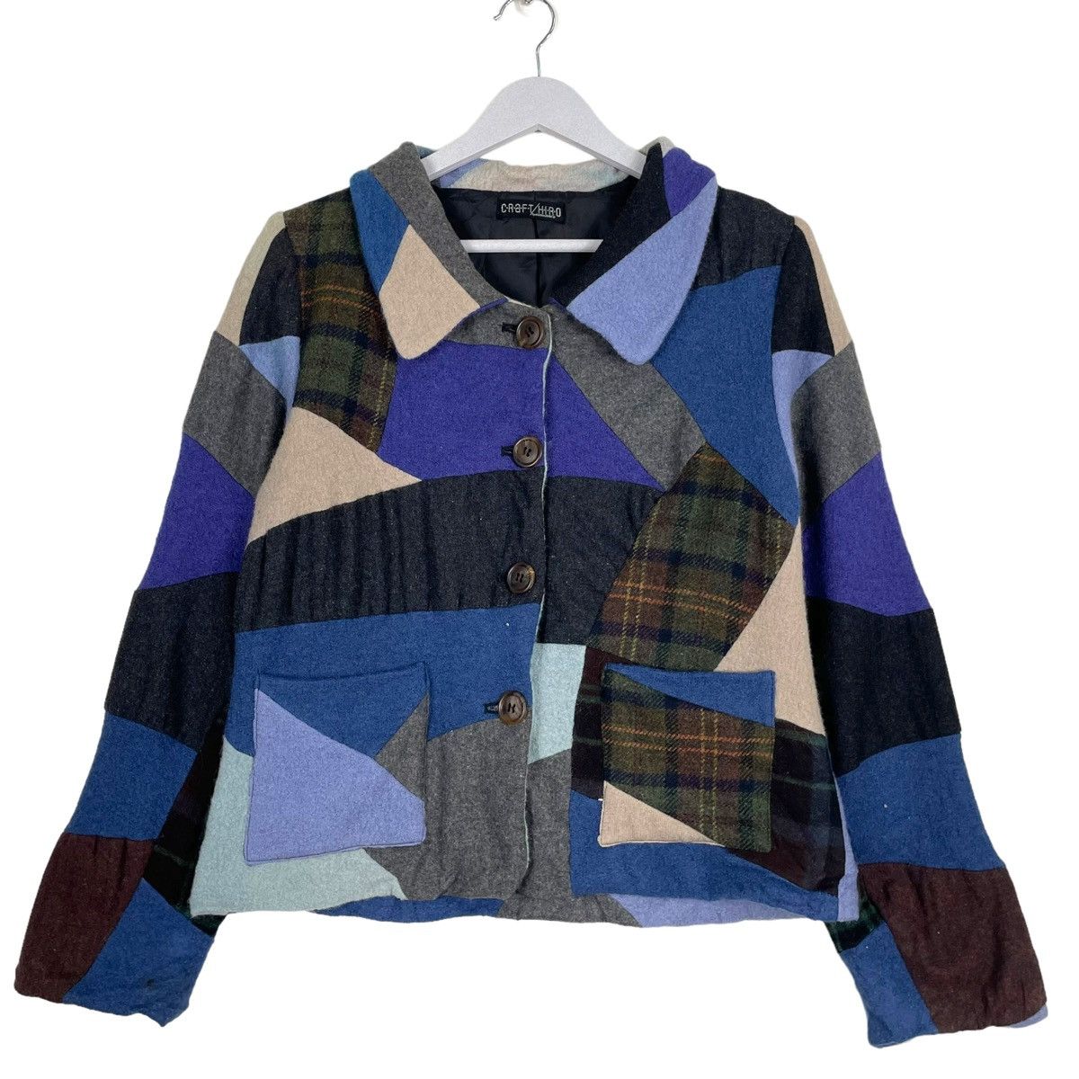 Japanese Brand × Other 💥CRAFT HIRO BY ATELIER JUNCO PATCHWORK JACKET Size M / US 6-8 / IT 42-44 - 1 Thumbnail
