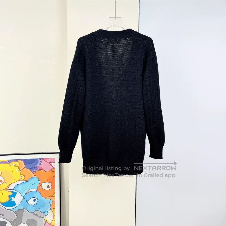 Hermes Hermes Black Knit Cardigan Size XXS / US 00 / IT 34 - 2 Thumbnail