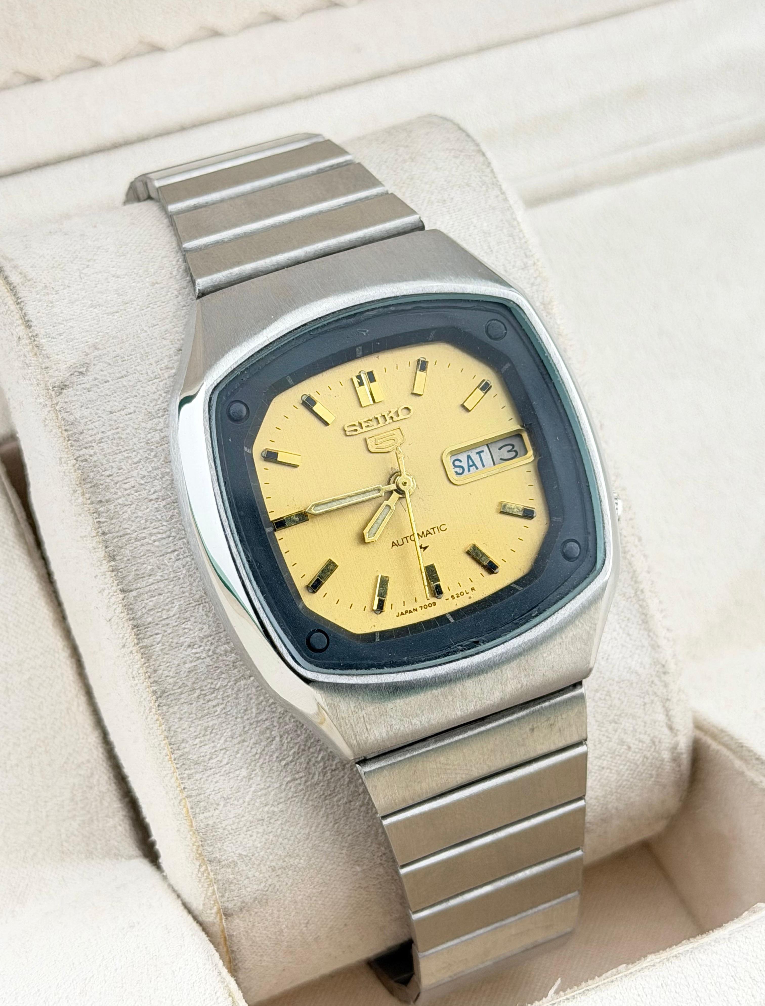 Seiko Vintage Men's Wrist Automatic Watch Size 38 - 5 Thumbnail