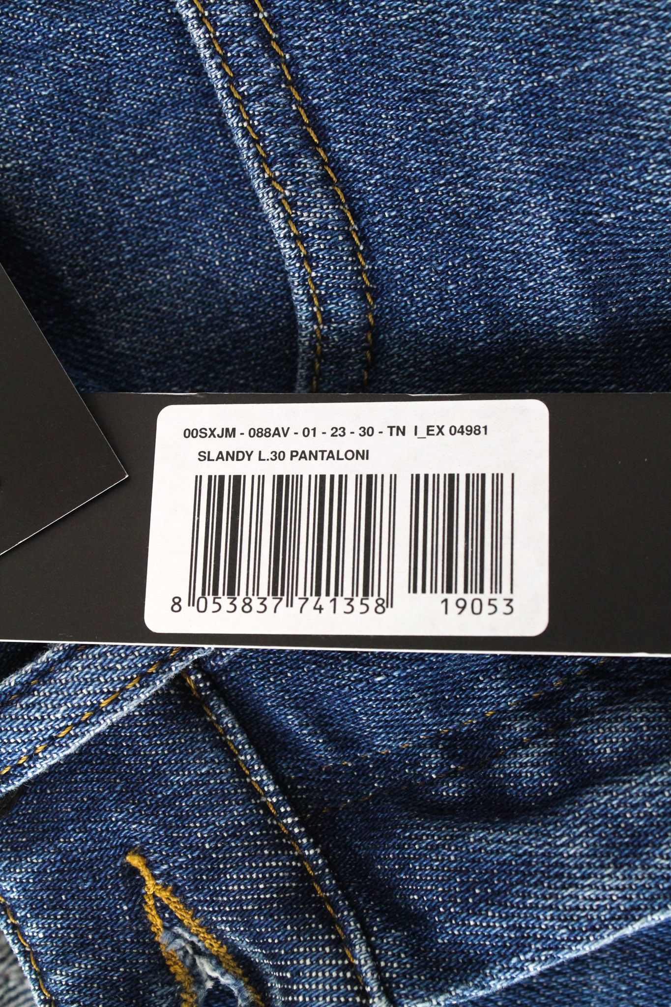 Diesel SLANDY 088AV W23/L30 Girls Blue Stretch Jeans 70391 Size 23" - 6 Thumbnail