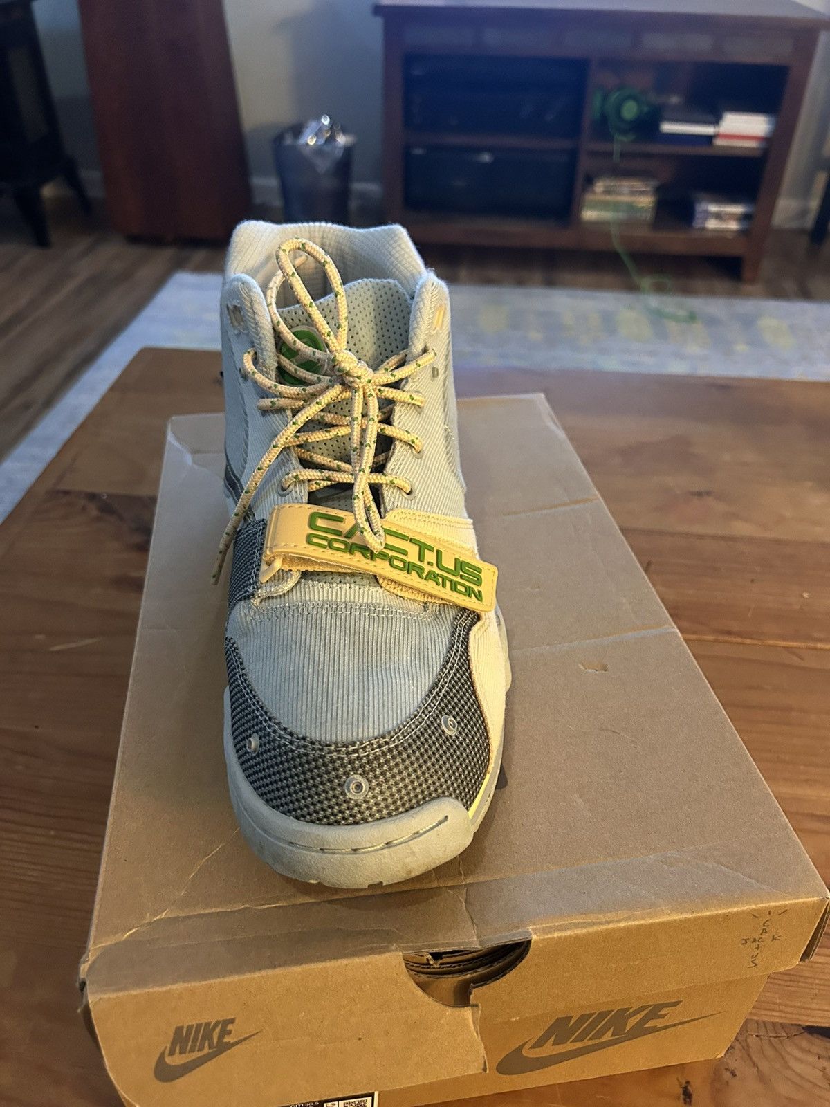 Nike × Travis Scott Cactus Jack X Nike Air Trainer 1 Size US 12 / EU 45 - 5 Thumbnail