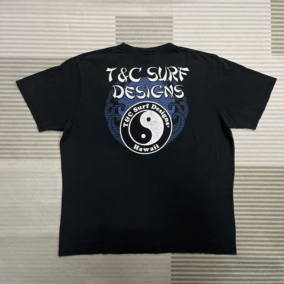 Vintage T&C Surf Designs Embroidery Back-heat Spell y2k Tshirt Size US XL / EU 56 / 4 - 1 Thumbnail