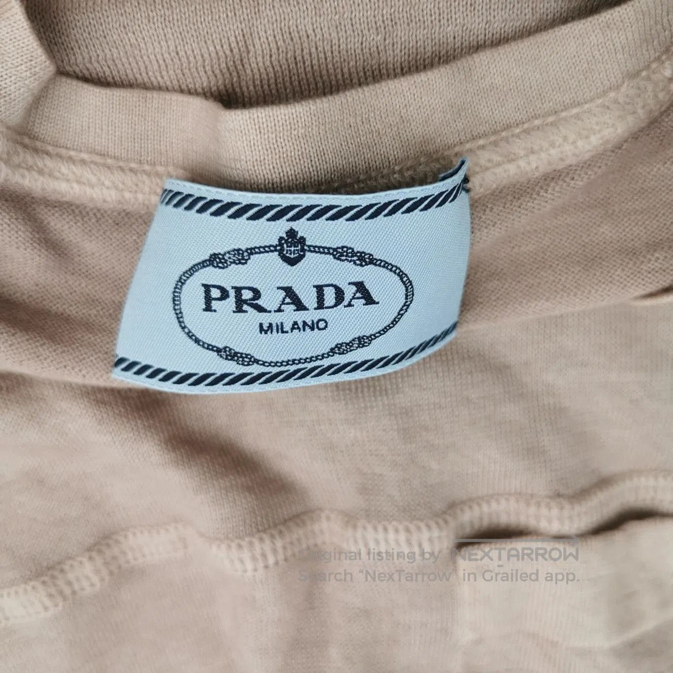 Prada Prada Cashmere Logo Long Sleeve Knit Top . Size M / US 6-8 / IT 42-44 - 5 Thumbnail