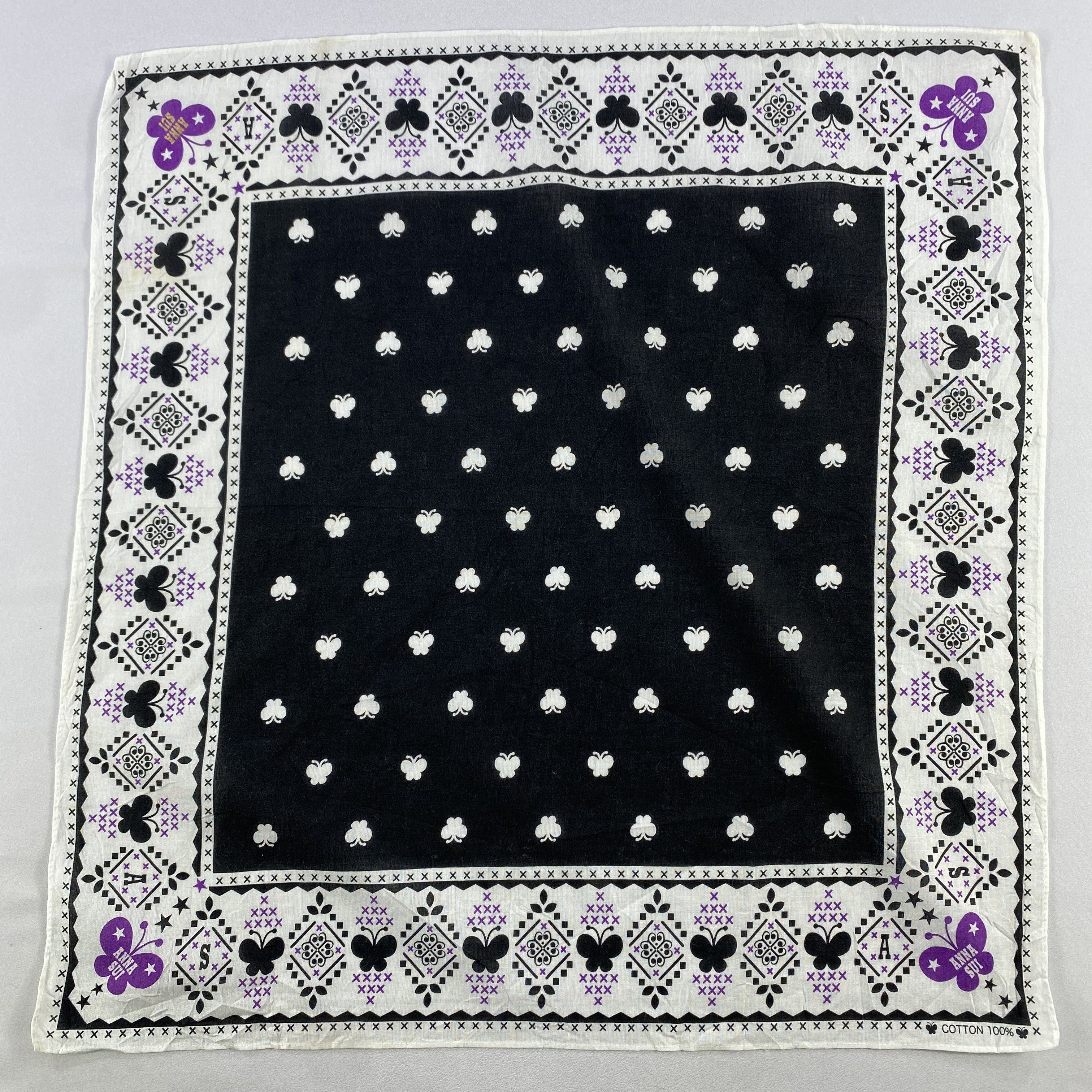 Vintage Anna Sui Bandana/ Handkerchief / Neckerchief Size ONE SIZE - 3 Thumbnail