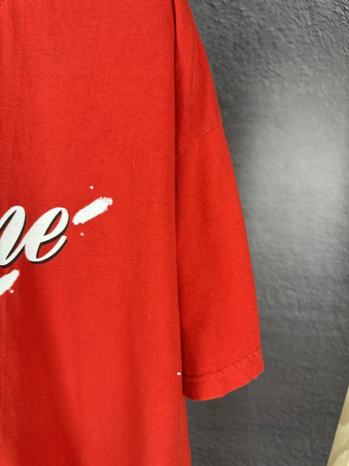 Vintage Vintage Enjoy Cocaine Red big logo tee shirt size XL Size US XL / EU 56 / 4 - 5 Thumbnail