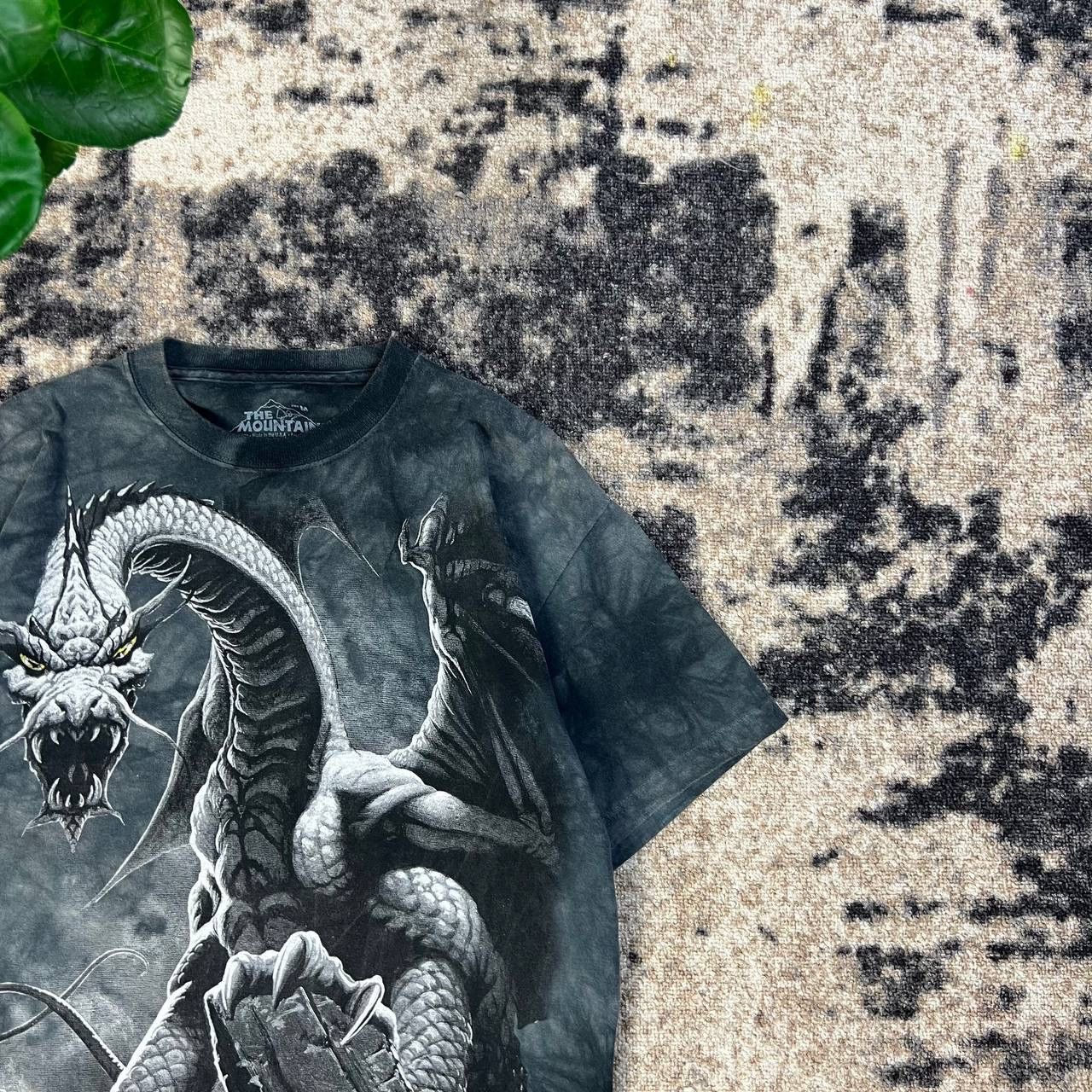 Vintage Japanese Dragon Vintage Allover Print T-Shirt 1TS62 Size US M / EU 48-50 / 2 - 2 Thumbnail