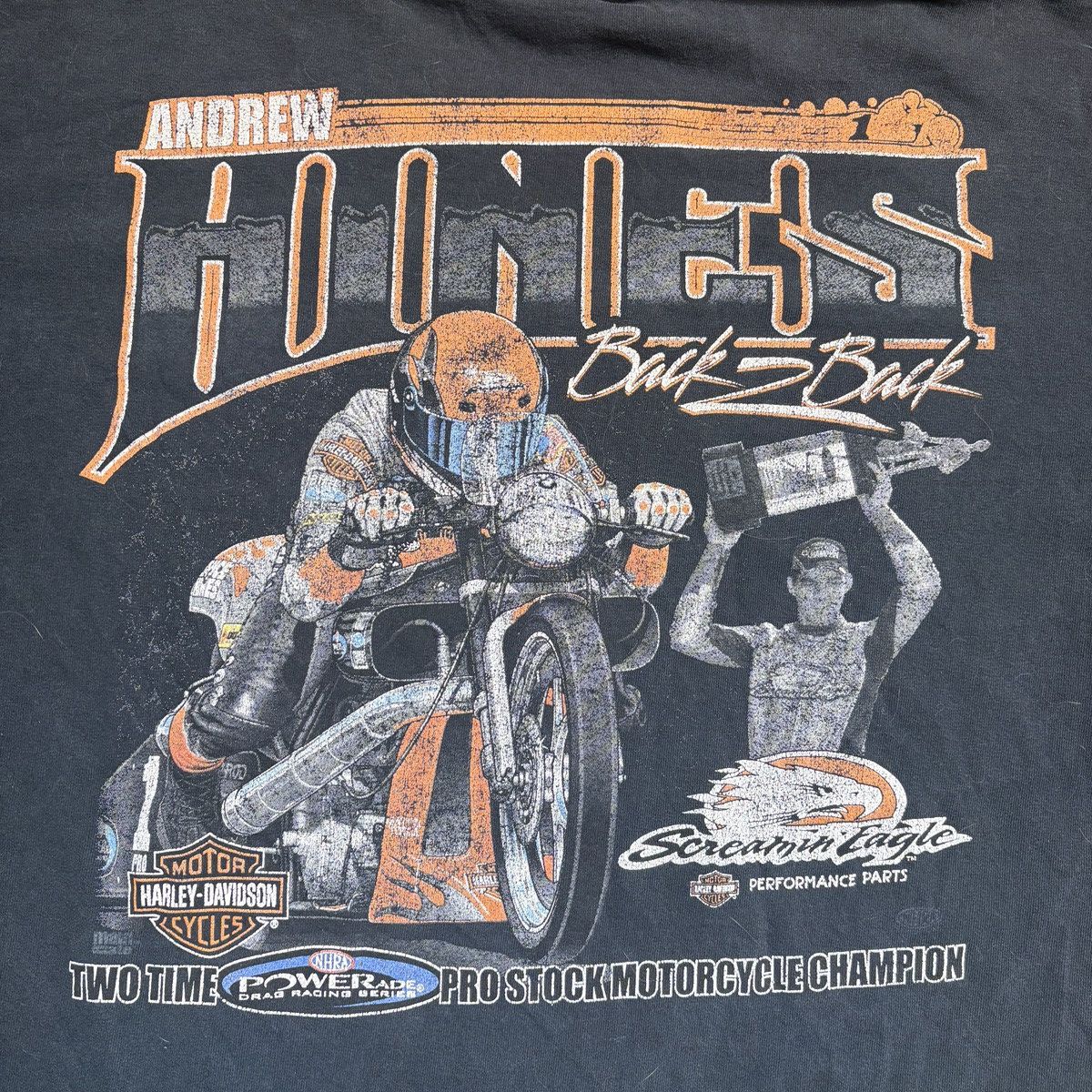 Harley Davidson Harley Davidson Y2K Size US XL / EU 56 / 4 - 4 Thumbnail