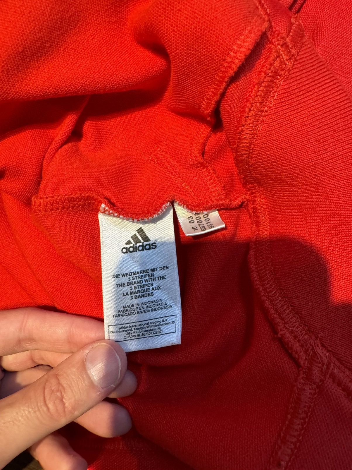 Adidas VINTAGE Adidas Adi Dassler Red Track Jacket Men's M Size US M / EU 48-50 / 2 - 11 Thumbnail