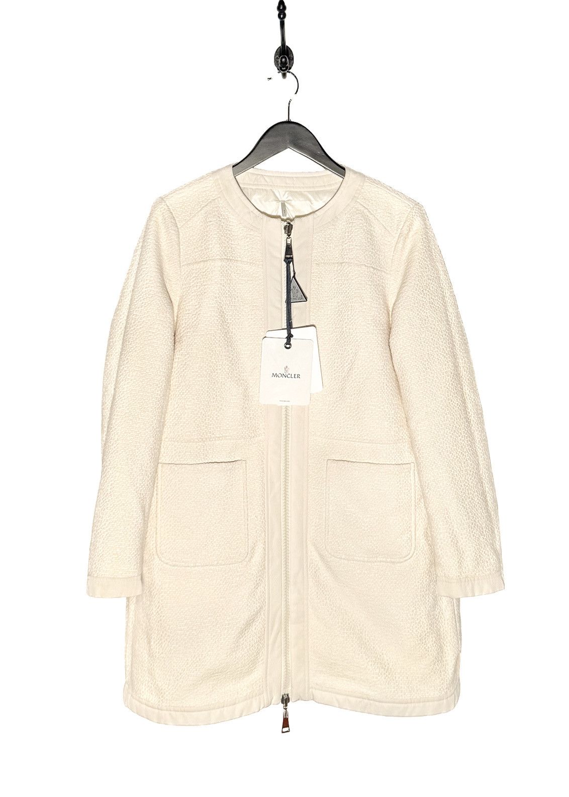 Moncler Moncler Freesia Reversible Tweed Quilted Down Coat - SZ 3 Size L / US 10 / IT 46 - 1 Thumbnail