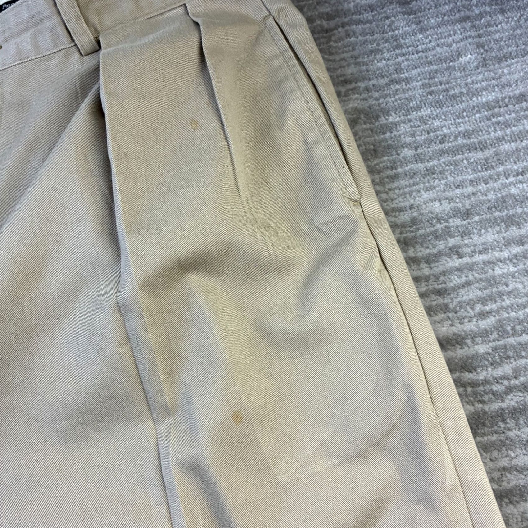 Polo Ralph Lauren Polo Ralph Lauren Pants Mens 38x30 Chino Twill Regular Beige Vintage Andrew Size US M / EU 48-50 / 2 - 5 Thumbnail