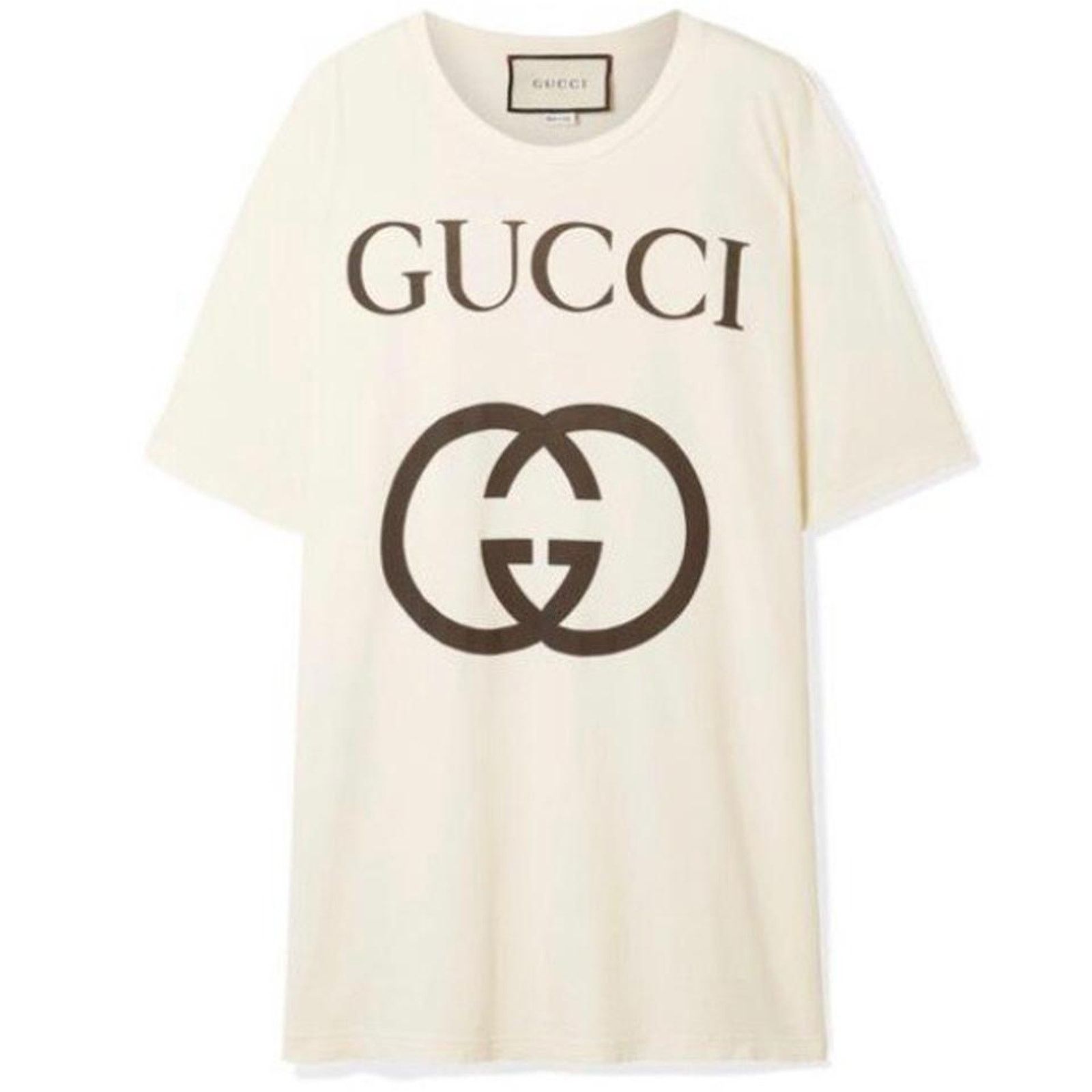 Gucci GG logo printed oversized tee shirt Size XS / US 0-2 / IT 36-38 - 1 Thumbnail
