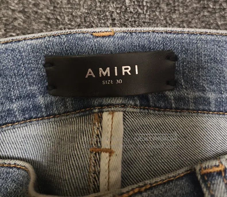 Amiri Amiri Denim Jeans with Double Knee Destruction Size US 30 / EU 46 - 3 Thumbnail