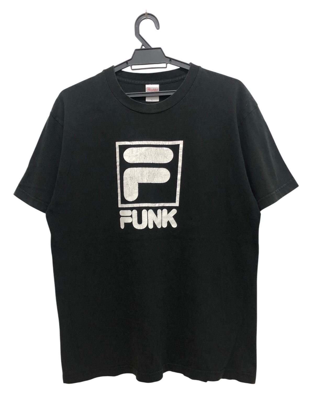 Vintage RAVE 🔥 FUNK BEAT GENERATION STYLE F BIG LOGO TEE Size US L / EU 52-54 / 3 - 1 Thumbnail
