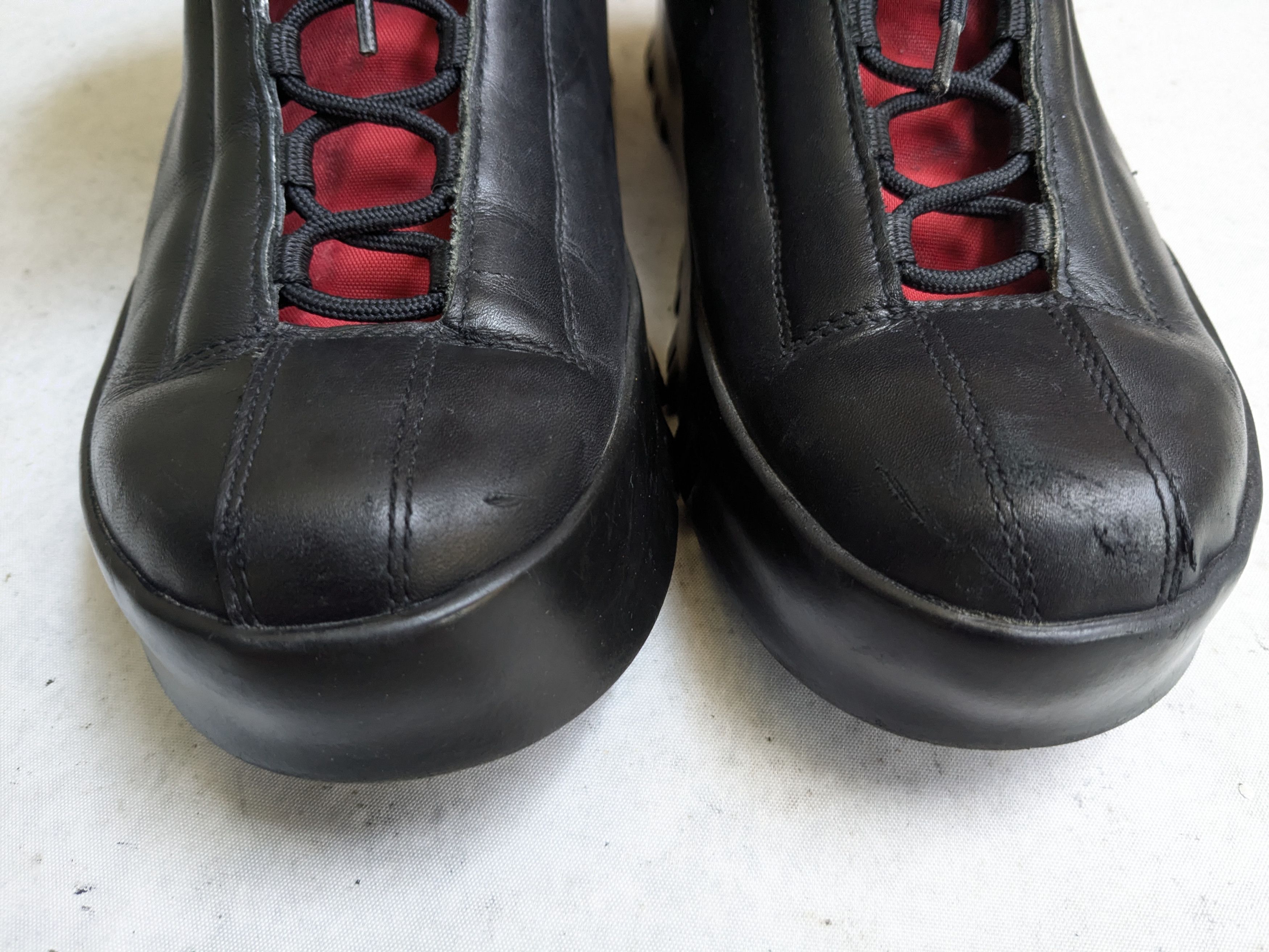 Prada Prada Boots Black Red 10 High Tops Leather Y2K Size US 10 / EU 43 - 4 Thumbnail