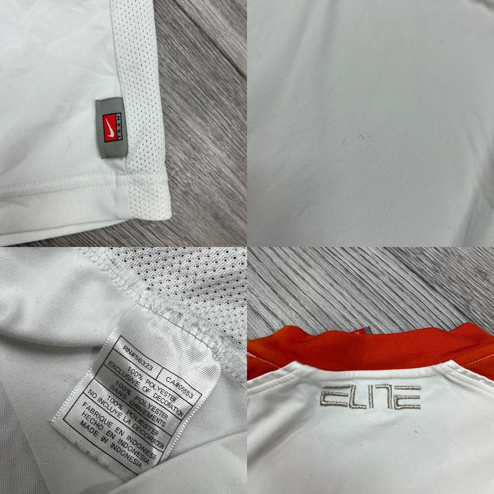 Nike Nike Shirt Mens XL White Philadelphia Gators Elite Jersey Size Size US XL / EU 56 / 4 - 8 Thumbnail