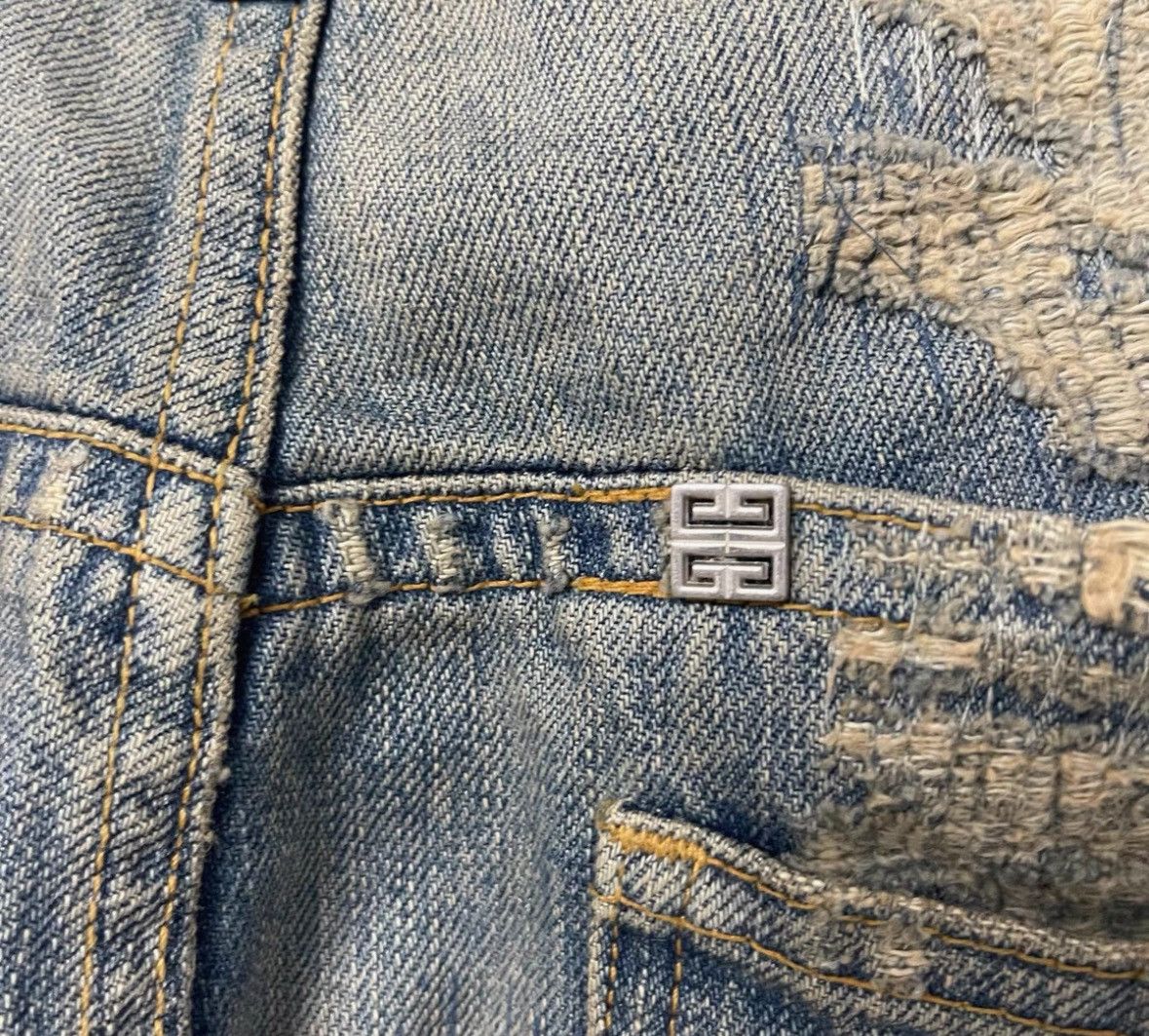 Givenchy Givenchy Patchwork Destroyed Denim Pants 2506-Nextarrow Size US 30 / EU 46 - 3 Thumbnail