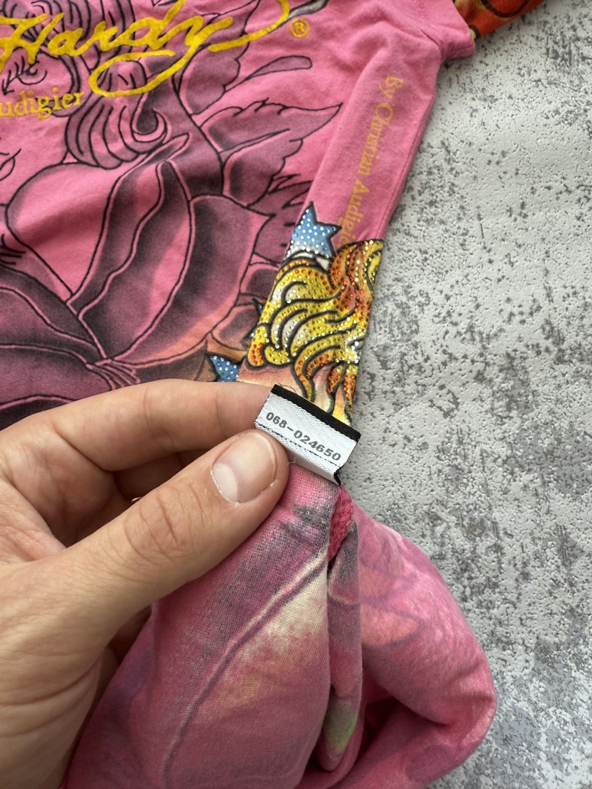 Ed Hardy Crazy Ed Hardy Y2K Overprint Long Sleeve Made in USA Size M / US 6-8 / IT 42-44 - 10 Thumbnail