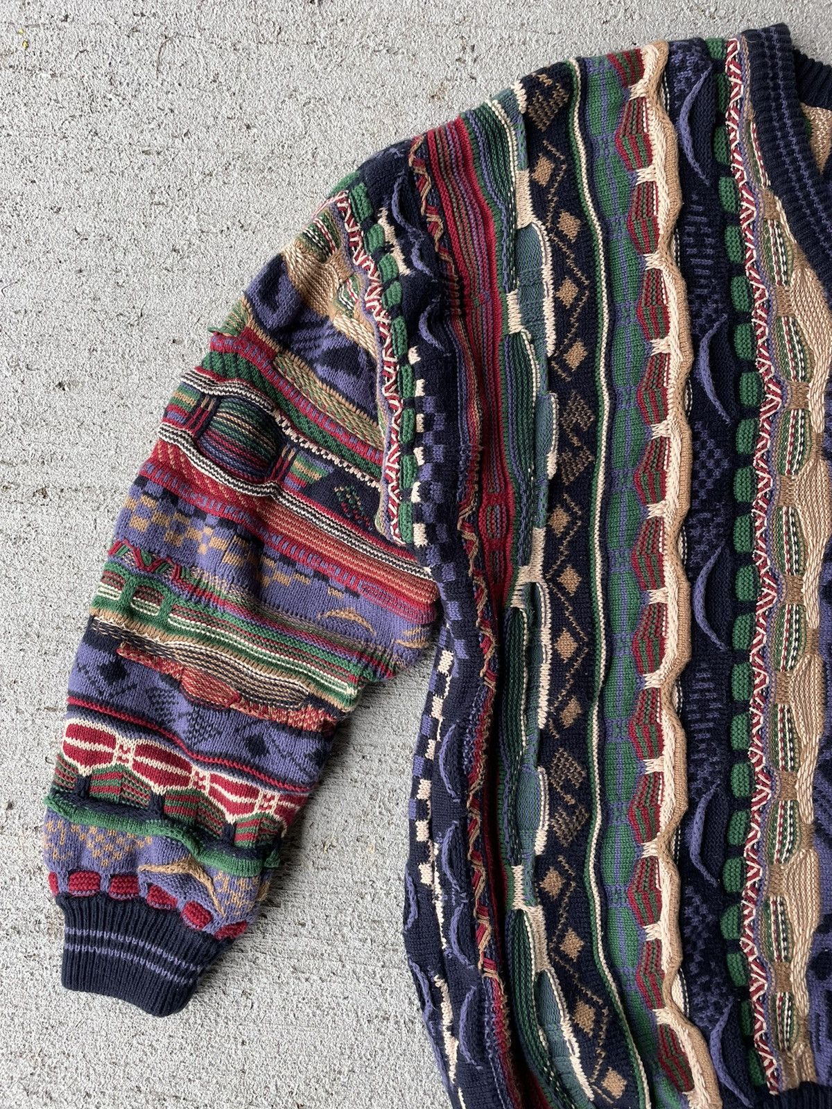 Coogi × Vintage Vintage Coogi Style Golfsmith Sweater Size US L / EU 52-54 / 3 - 3 Thumbnail
