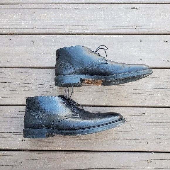 Allen Edmonds Allen Edmonds Cyrus Black Leather 2 Eye Lace-up Comfort Shoc Size US 11.5 / EU 44-45 - 5 Thumbnail