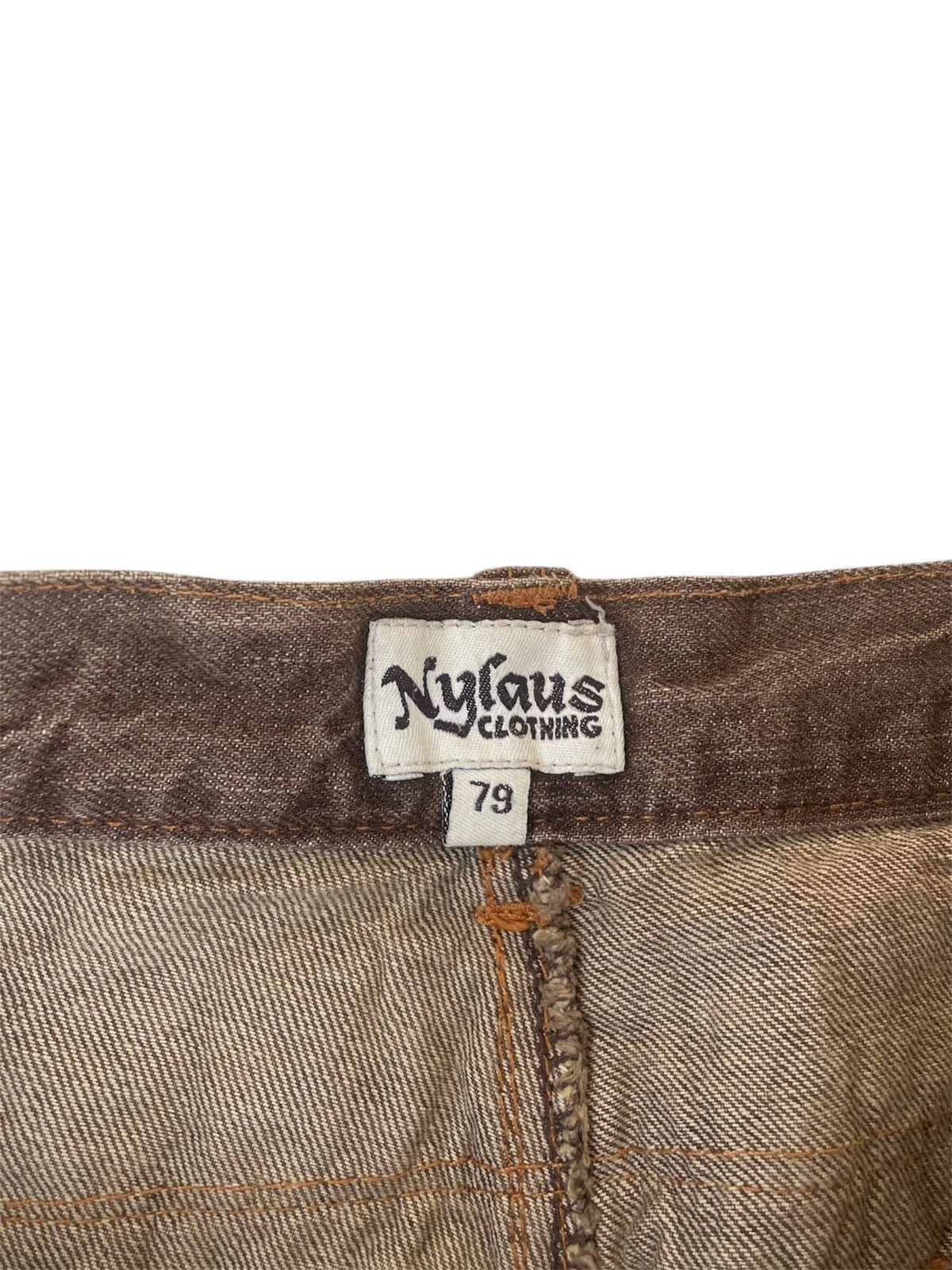 If Six Was Nine Double Waist Nylaus Archival Mud-Wash Multi-Loop Denim Size US 30 / EU 46 - 4 Thumbnail