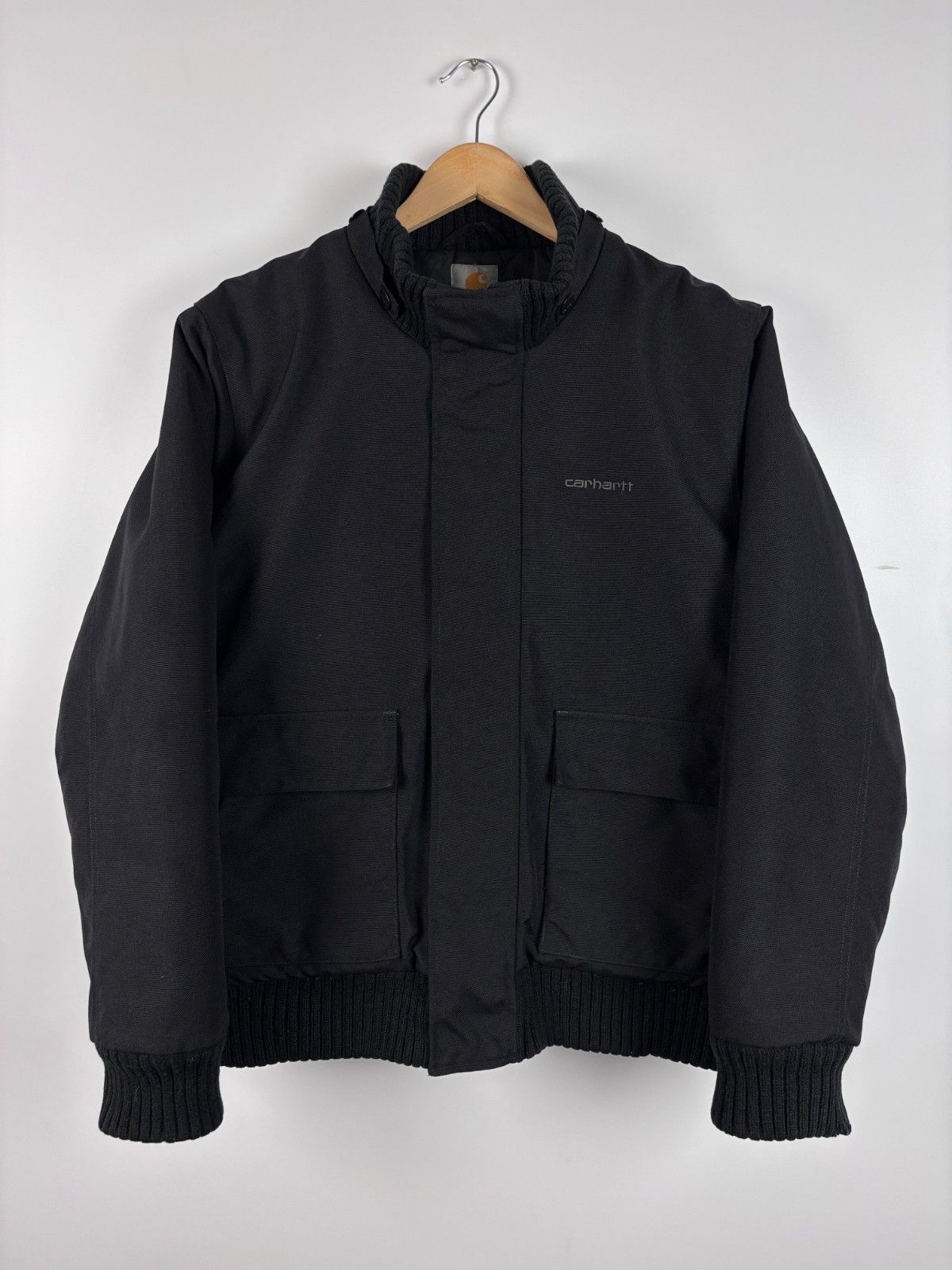Carhartt Mens Carhartt Ranger Cordura Bomber Jacket Black Size M Size US M / EU 48-50 / 2 - 1 Thumbnail