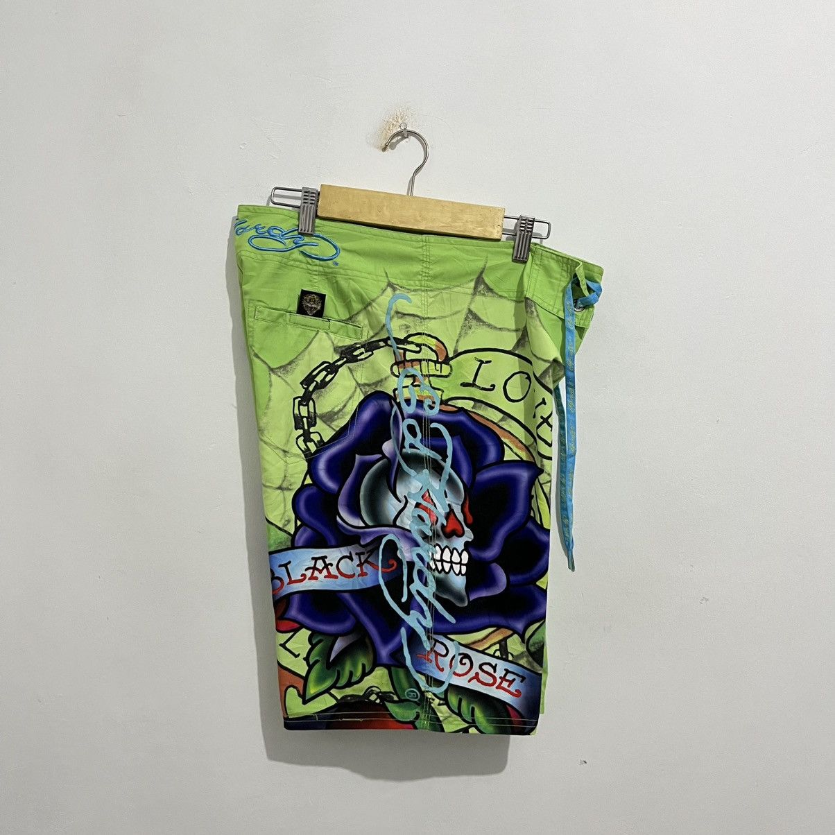 Ed Hardy Ed Hardy Tattoo Graphic Board Shorts Size US 30 / EU 46 - 2 Thumbnail