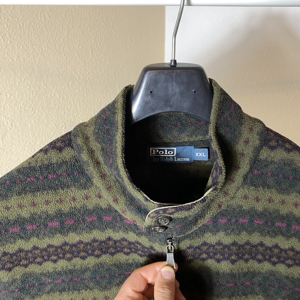 RRL Ralph Lauren Vintage Fleece Jacket Polo Ralph Lauren Size US XXL / EU 58 / 5 - 7 Thumbnail