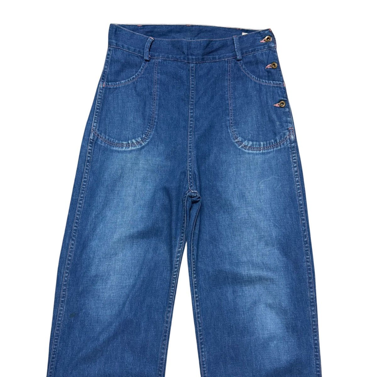 Orslow Orslow US Navy Denim Pants Side Button Size US 30 / EU 46 - 3 Thumbnail