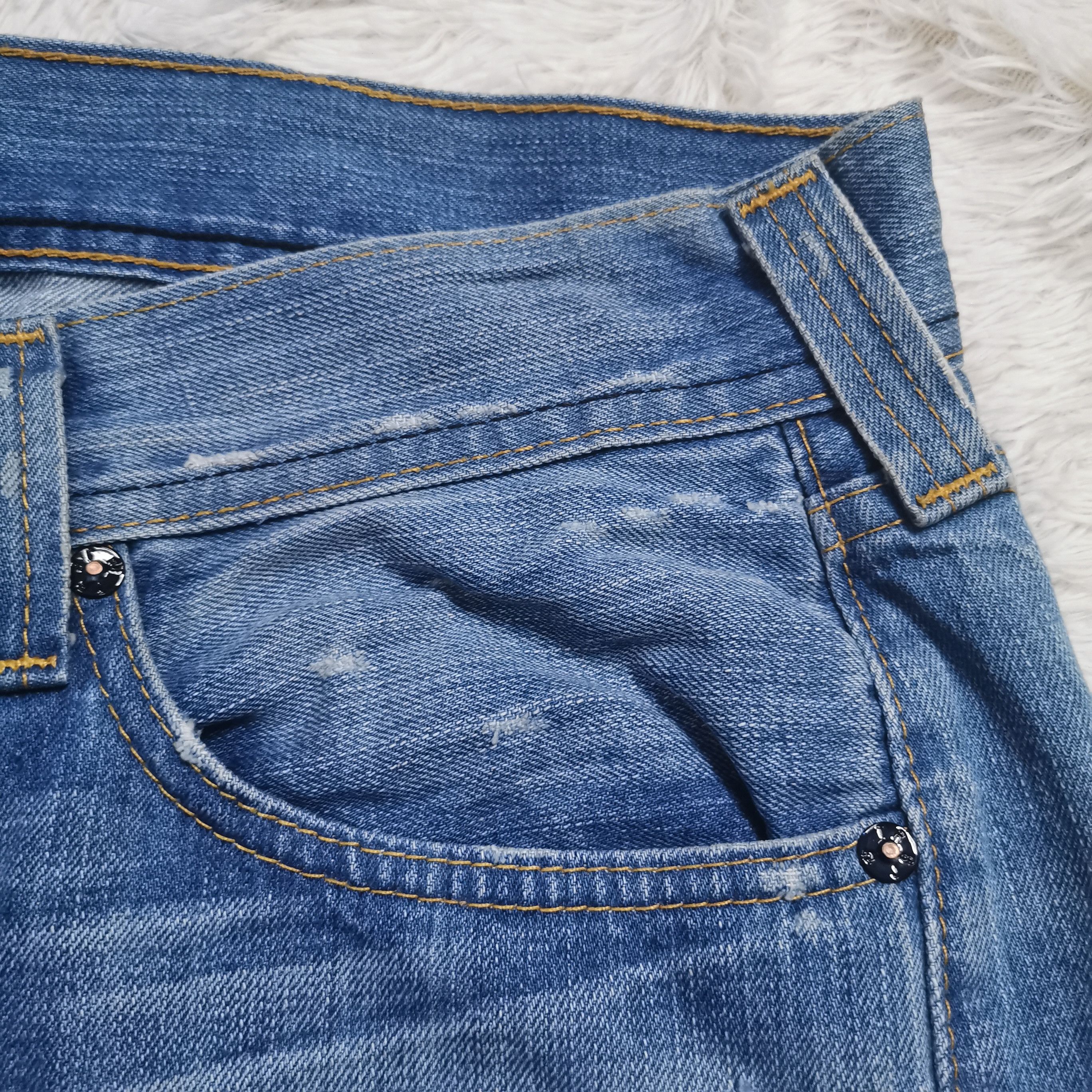 True Religion Y2k Embroidered Boro Stiching Patch Selvedge True Religion Size US 34 / EU 50 - 8 Thumbnail