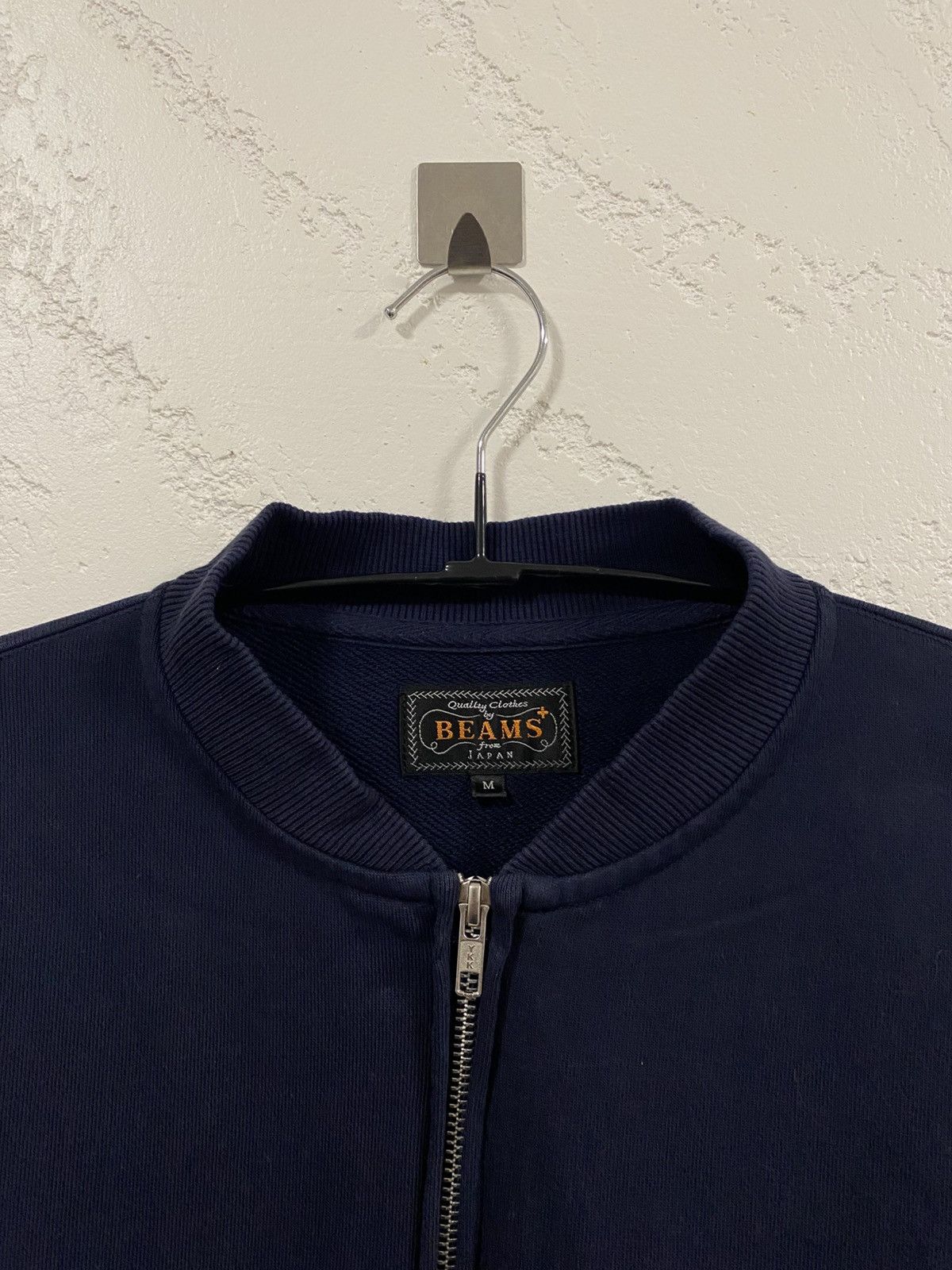Beams Japan Beams Japan Blue Cotton Light Bomber Jacket Size: M Size US M / EU 48-50 / 2 - 3 Thumbnail
