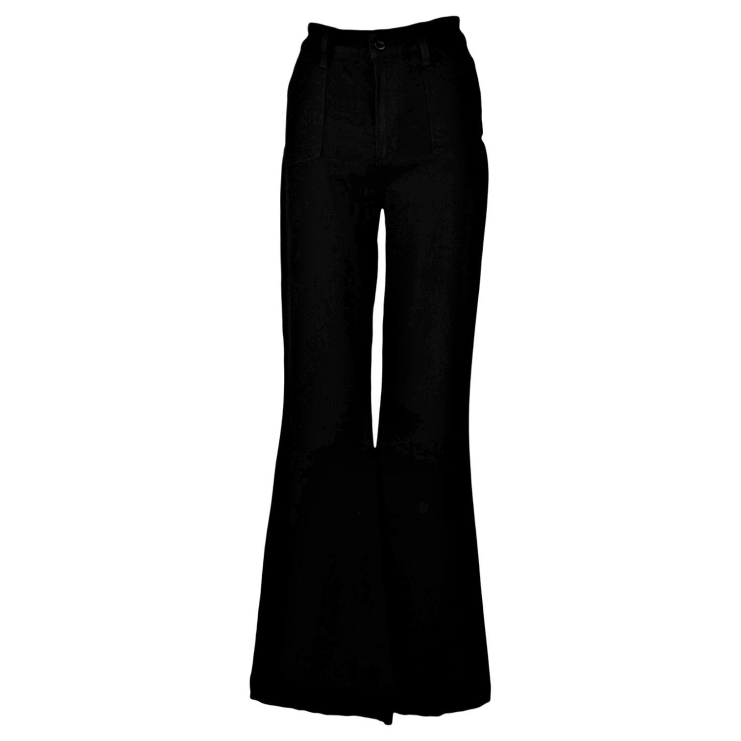 Paige Paige High Rise Genevieve Patch Pockets Black Shadow Jeans Size 30" / US 8 / IT 44 - 2 Thumbnail