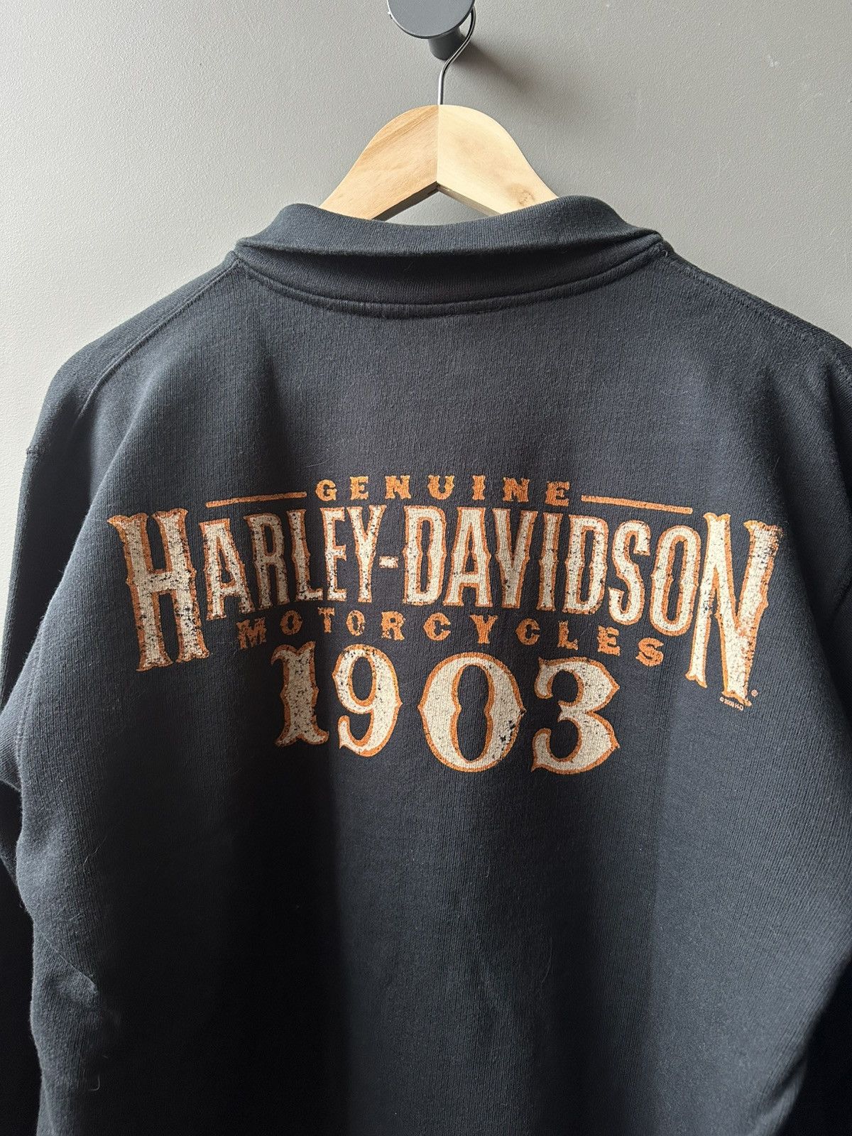 Harley Davidson Vintage Harley Davidson Logo Choppers Track Jacket Sweat Y2K Size US XL / EU 56 / 4 - 4 Thumbnail
