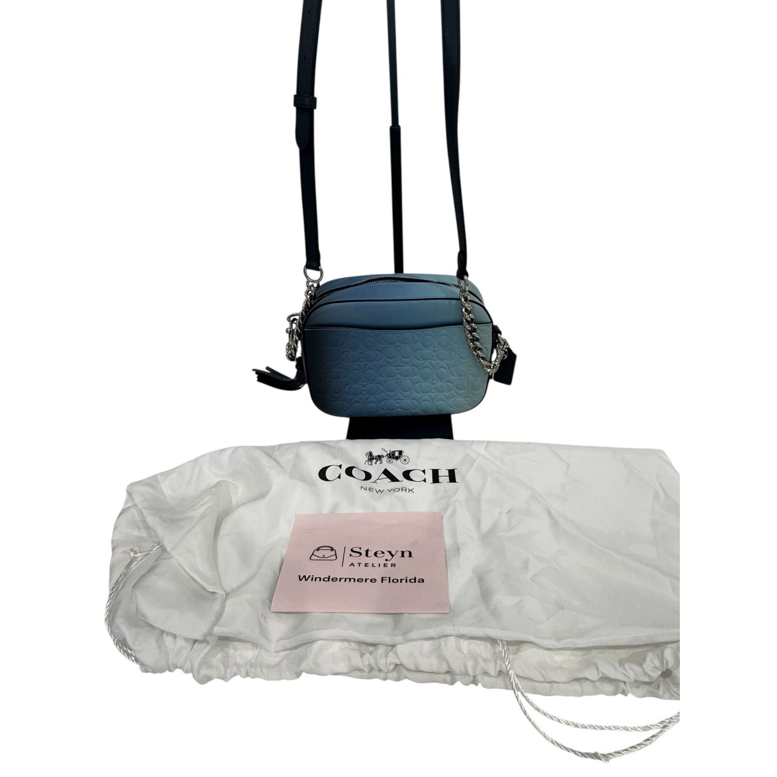 Coach Coach Ombre Signature Crossbody Bag – Blue Gradient Size ONE SIZE - 4 Thumbnail