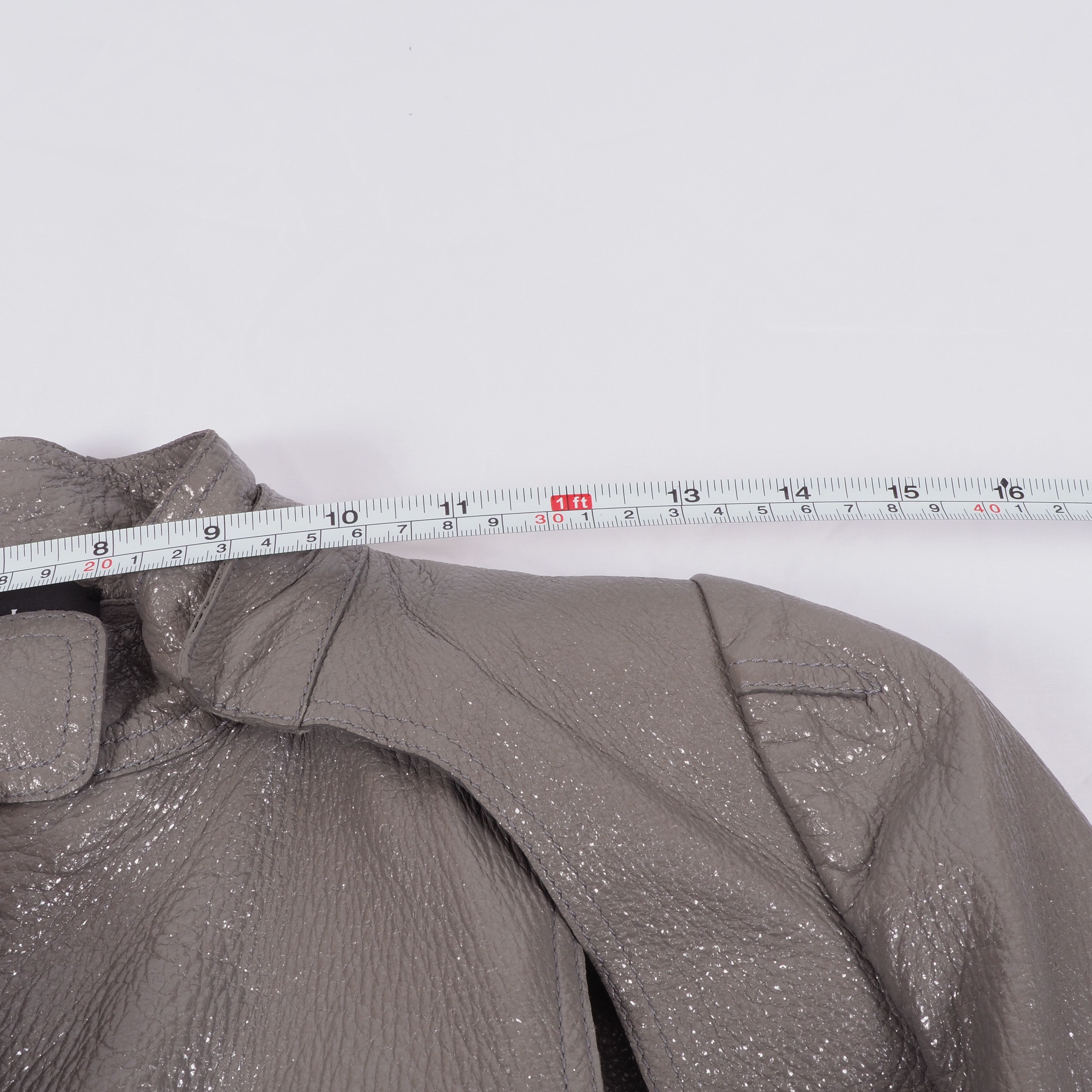 Gucci Gucci Vintage Patent Leather Convertible Modular Jacket Size M / US 6-8 / IT 42-44 - 14 Thumbnail
