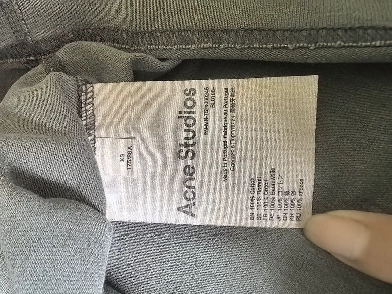 Acne Studios Acne Studios Grey short-sleeved shirt Size US XS / EU 42 / 0 - 2 Thumbnail