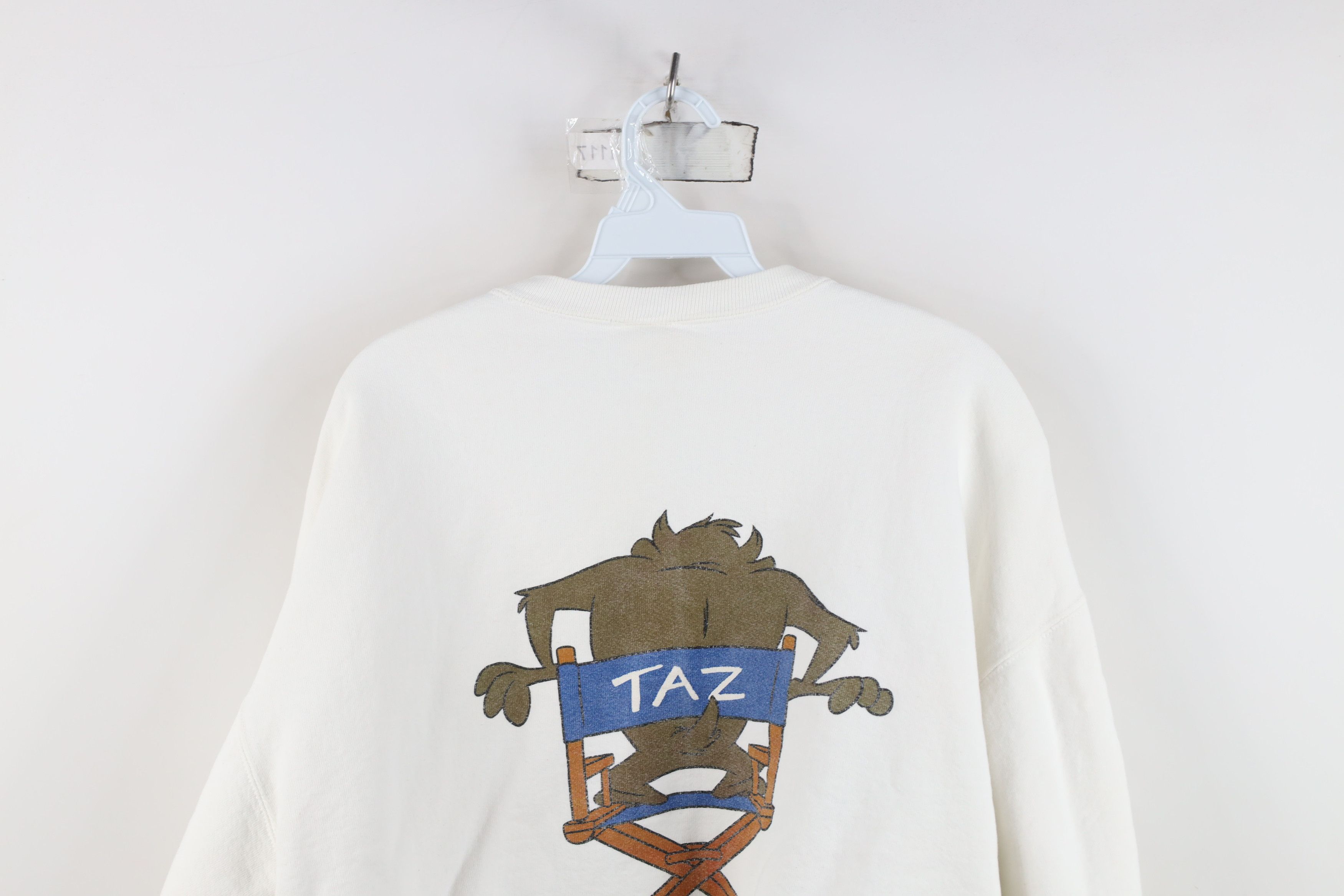 Vintage Vintage 90s Looney Tunes Taz Tasmanian Devil Sweatshirt Size US XL / EU 56 / 4 - 13 Thumbnail