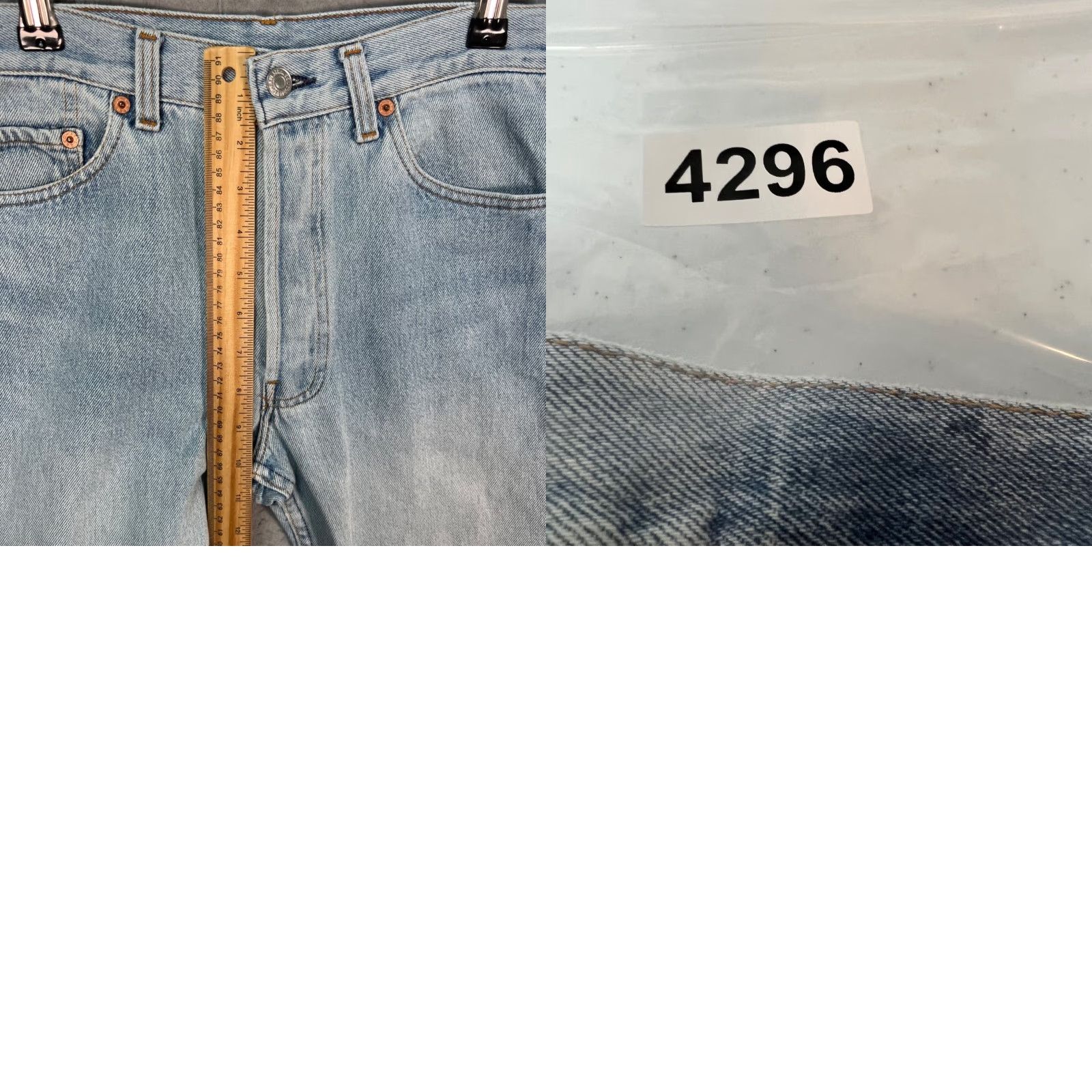 Levi's VINTAGE Levi's Jeans Women 26 x 22 Cropped Light Wash High Rise Straight 5-Pocket Denim Blue 90s Style Womens Size 26" / US 2 / IT 38 - 8 Thumbnail