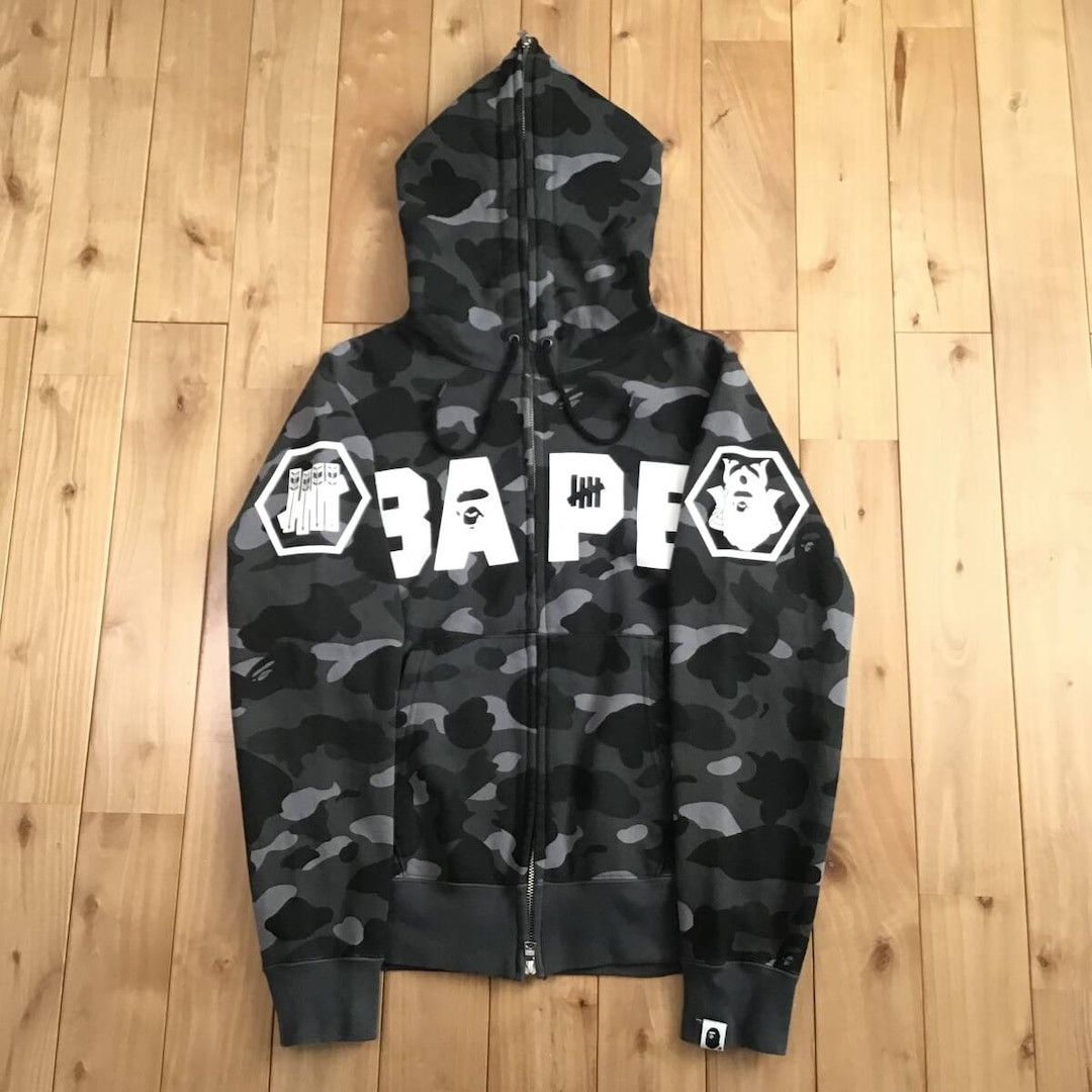 Bape × Undefeated Undefeated × BAPE CAMO full zip hoodie a bathing ape Size US S / EU 44-46 / 1 - 1 Thumbnail