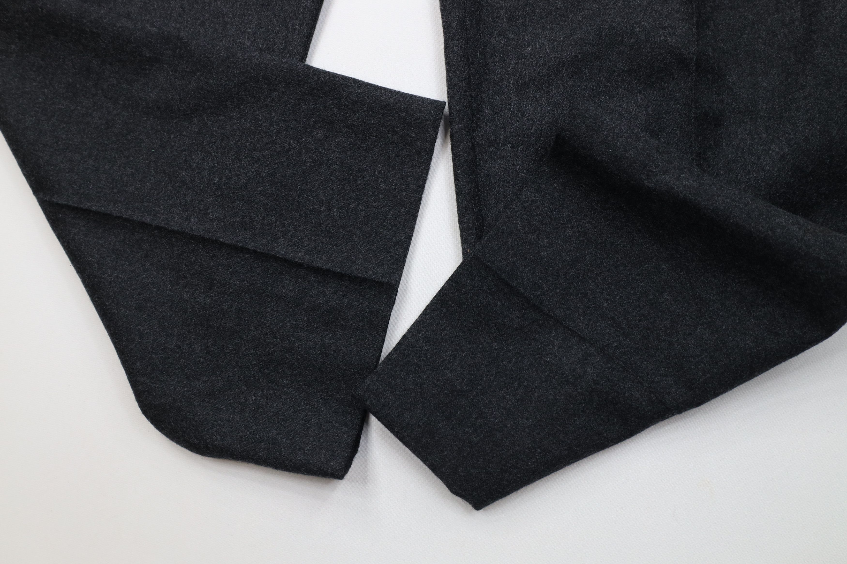 Vintage Vintage 70s Streetwear Heavy Wool Wide Leg Chino Pants Gray Size US 36 / EU 52 - 6 Thumbnail