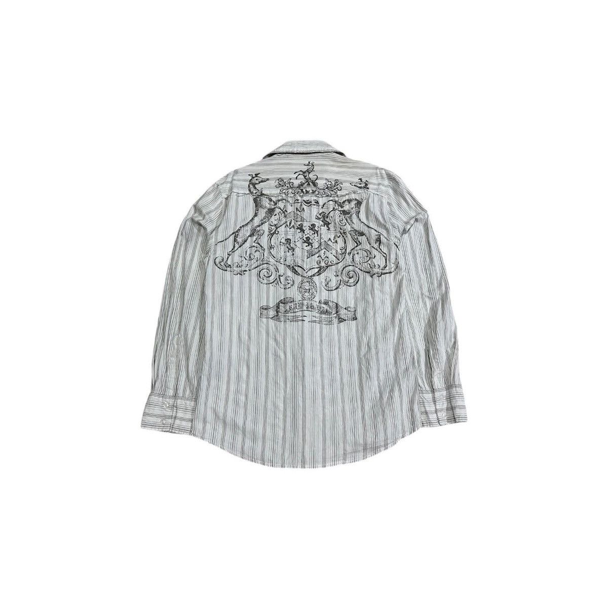 14th Addiction × If Six Was Nine × Japanese Brand 🔥Sick Y2K Roar Striped Poem Shirt Goth Punk Size US M / EU 48-50 / 2 - 3 Thumbnail
