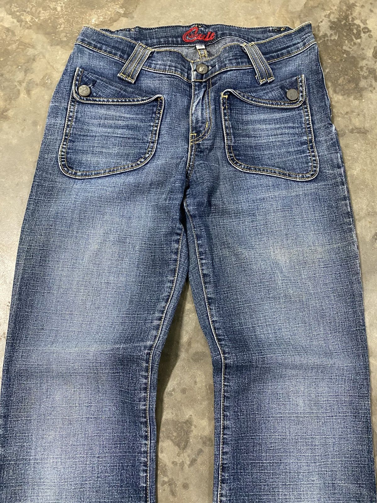 Cult Of Individuality × Vintage Flare Jeans Cult Vintage 90s Flared @212 Size US 28 / EU 44 - 2 Thumbnail