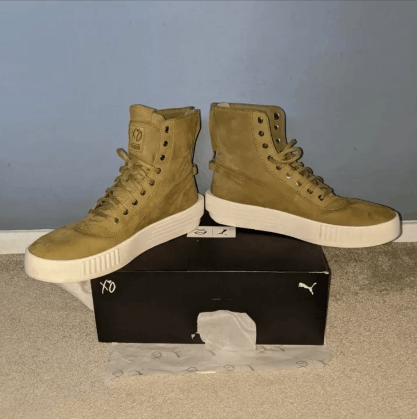 Puma The Weeknd XO Parallel Olive Green Size US 11.5 / EU 44-45 - 3 Thumbnail