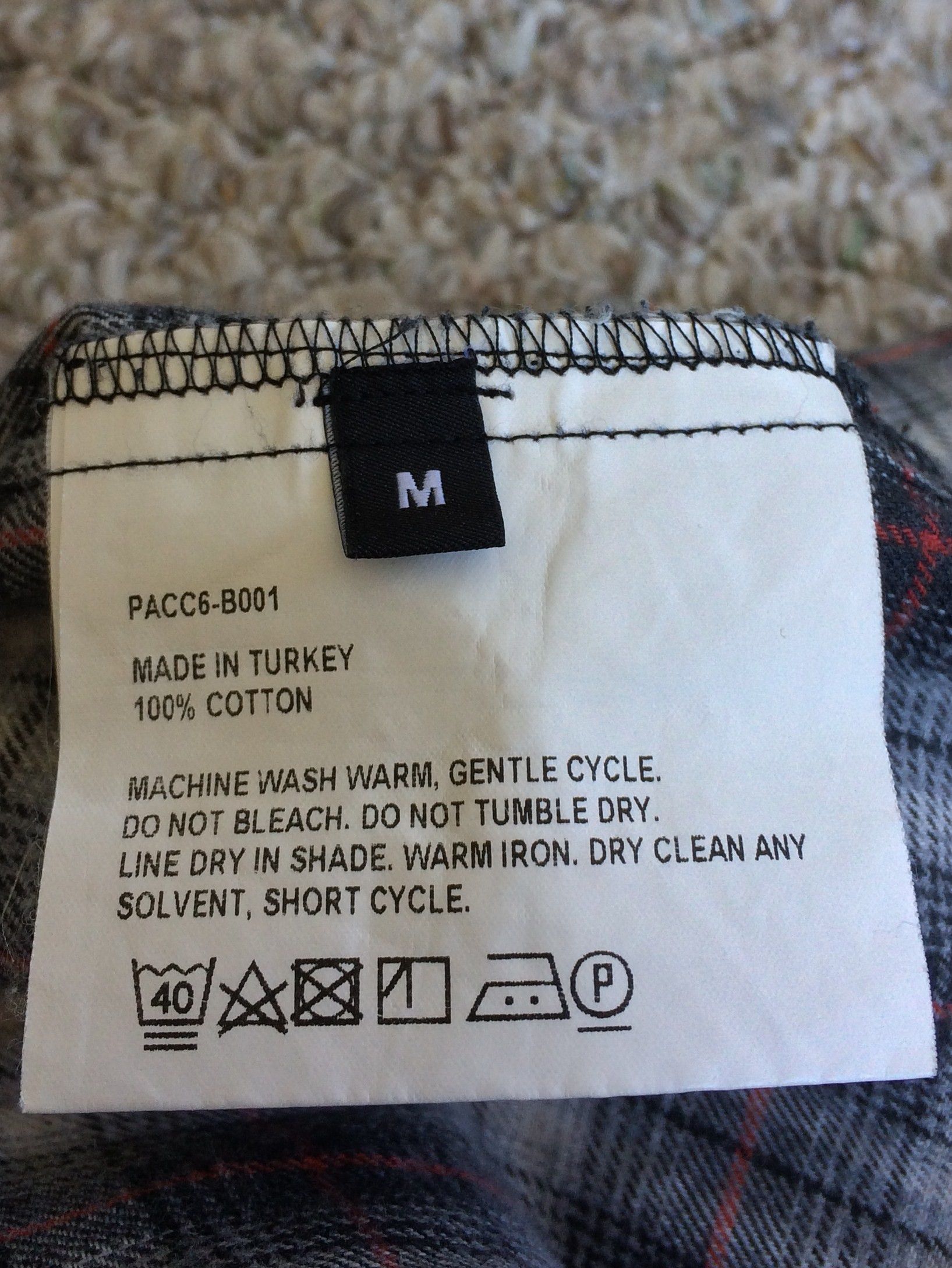 PACCBET PACCBET Check Flannel Button Up Shirt Size US M / EU 48-50 / 2 - 6 Thumbnail