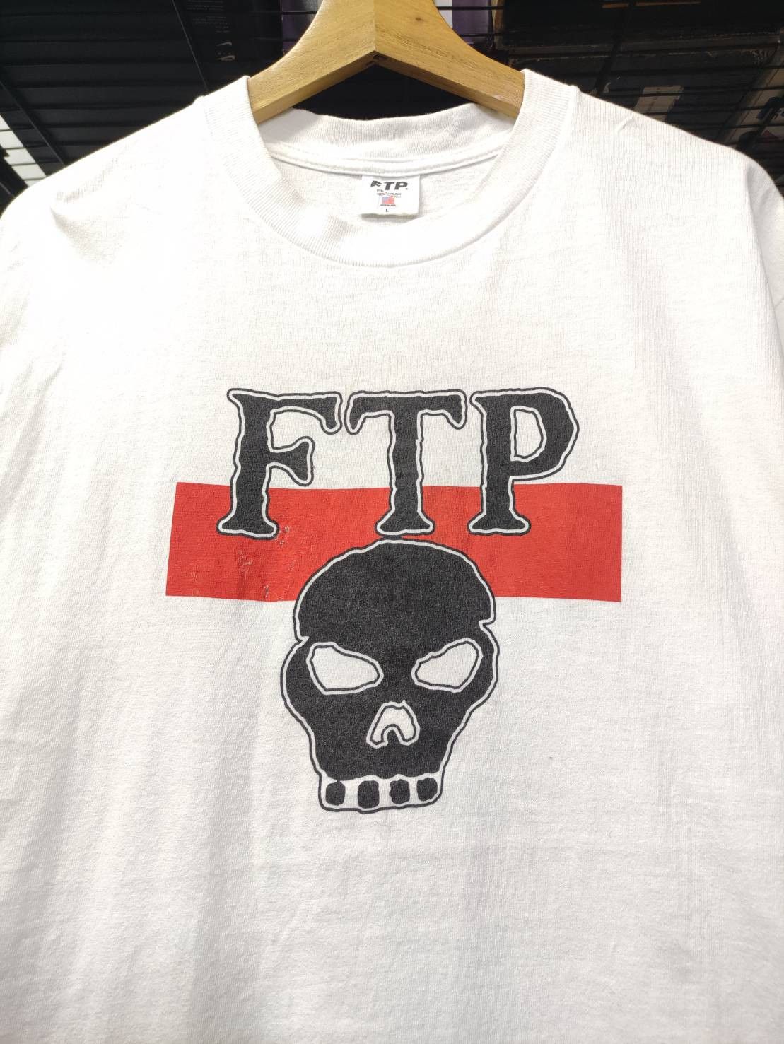 Fuck The Population × G59 Records FTP " Skull " Parody AFI Band T-Shirt Size US L / EU 52-54 / 3 - 1 Thumbnail