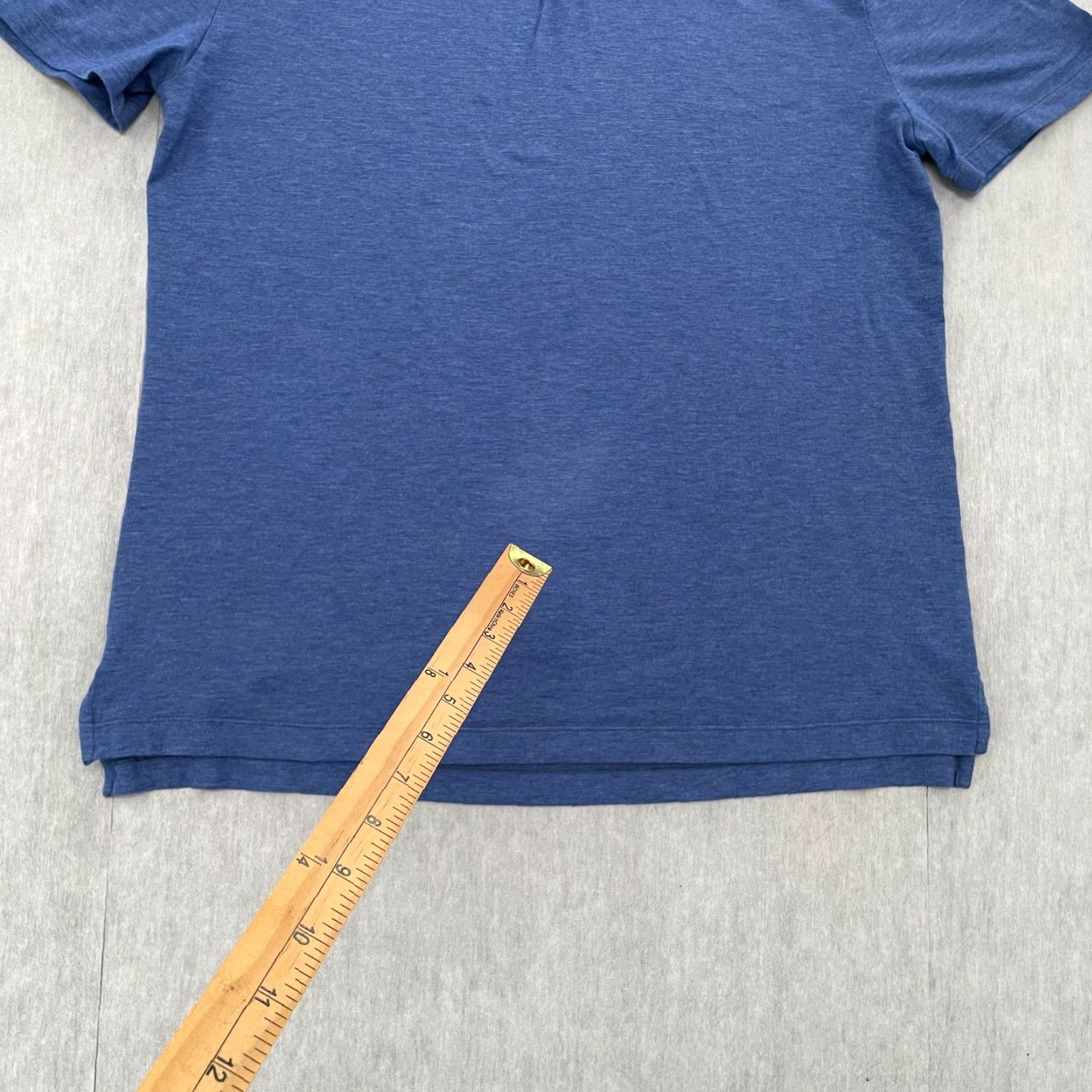 Lululemon Lululemon Tech Polo Shirt Adult Large Blue Short Sleeve Activewear Mens Size US L / EU 52-54 / 3 - 6 Thumbnail