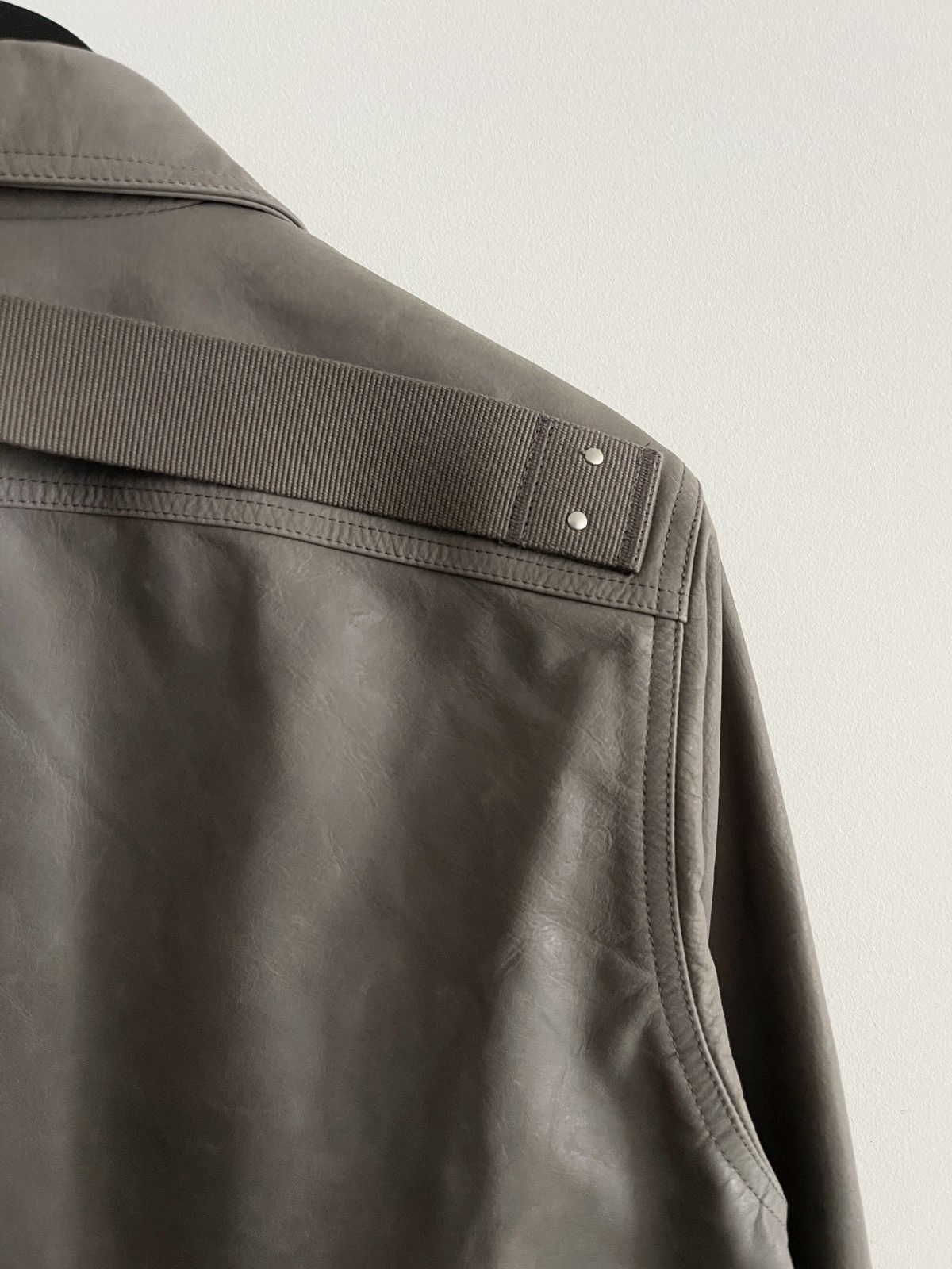 Rick Owens STEAL! SS24 Rick Owens Brad Leather Jacket Size US S / EU 44-46 / 1 - 4 Thumbnail