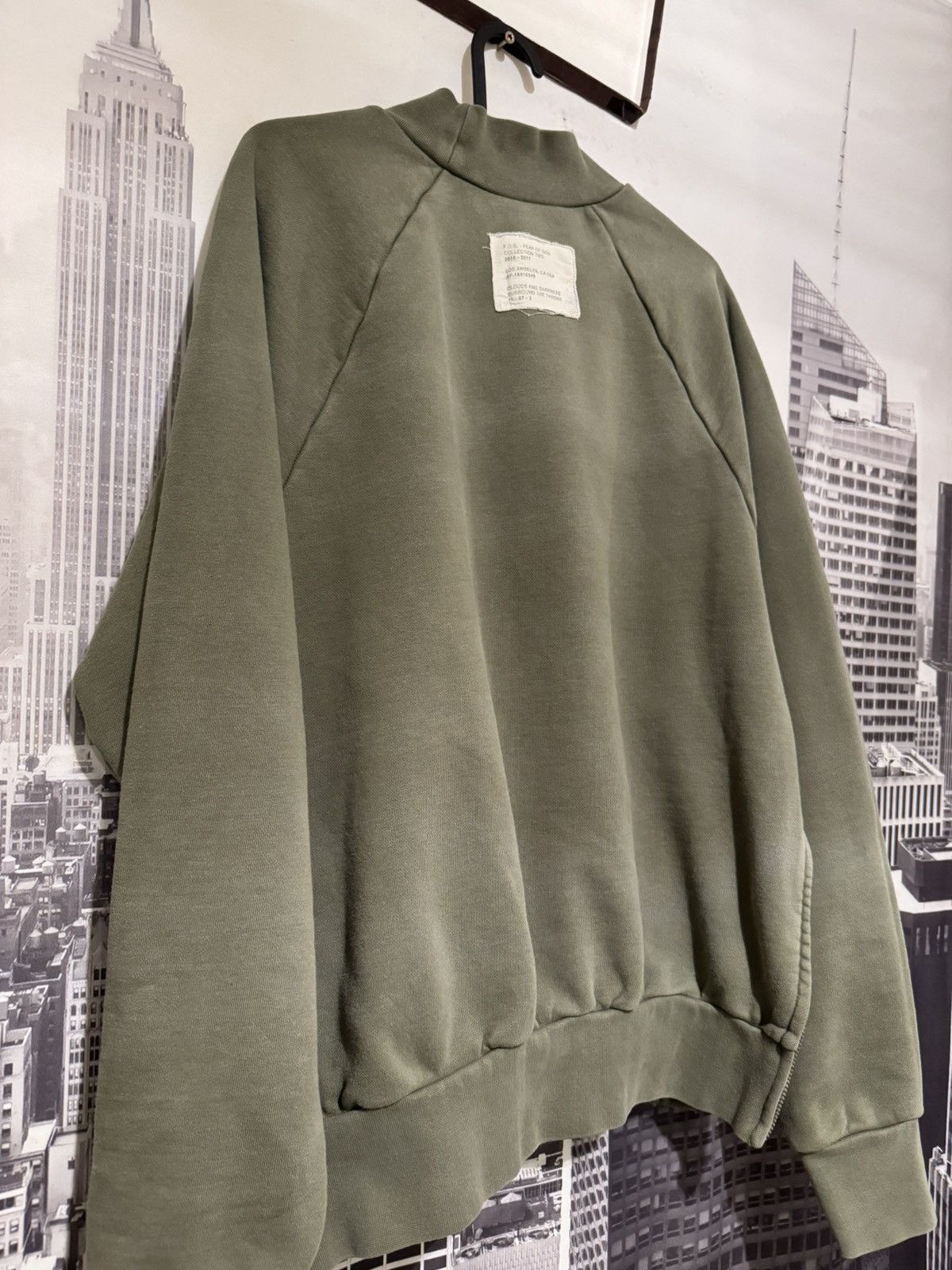 Fear of God OG FOG Fear of God Collection Two ZIP Sweater Olive SZ S 🔥 Size US S / EU 44-46 / 1 - 4 Thumbnail