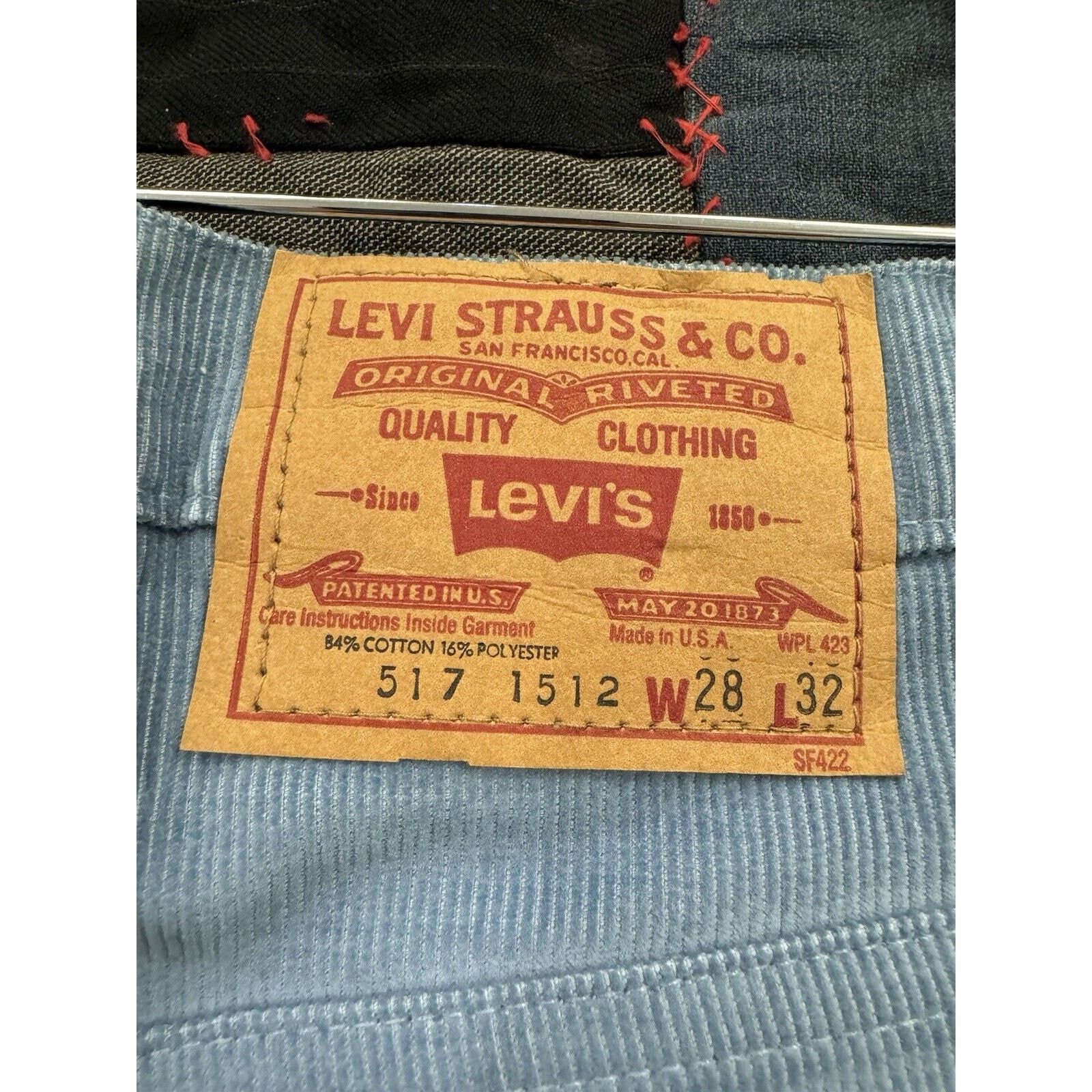 Levi's VINTAGE Deadstock 70s Levis 517 Pants Corduroy W28 X L32 Size US 28 / EU 44 - 10 Thumbnail